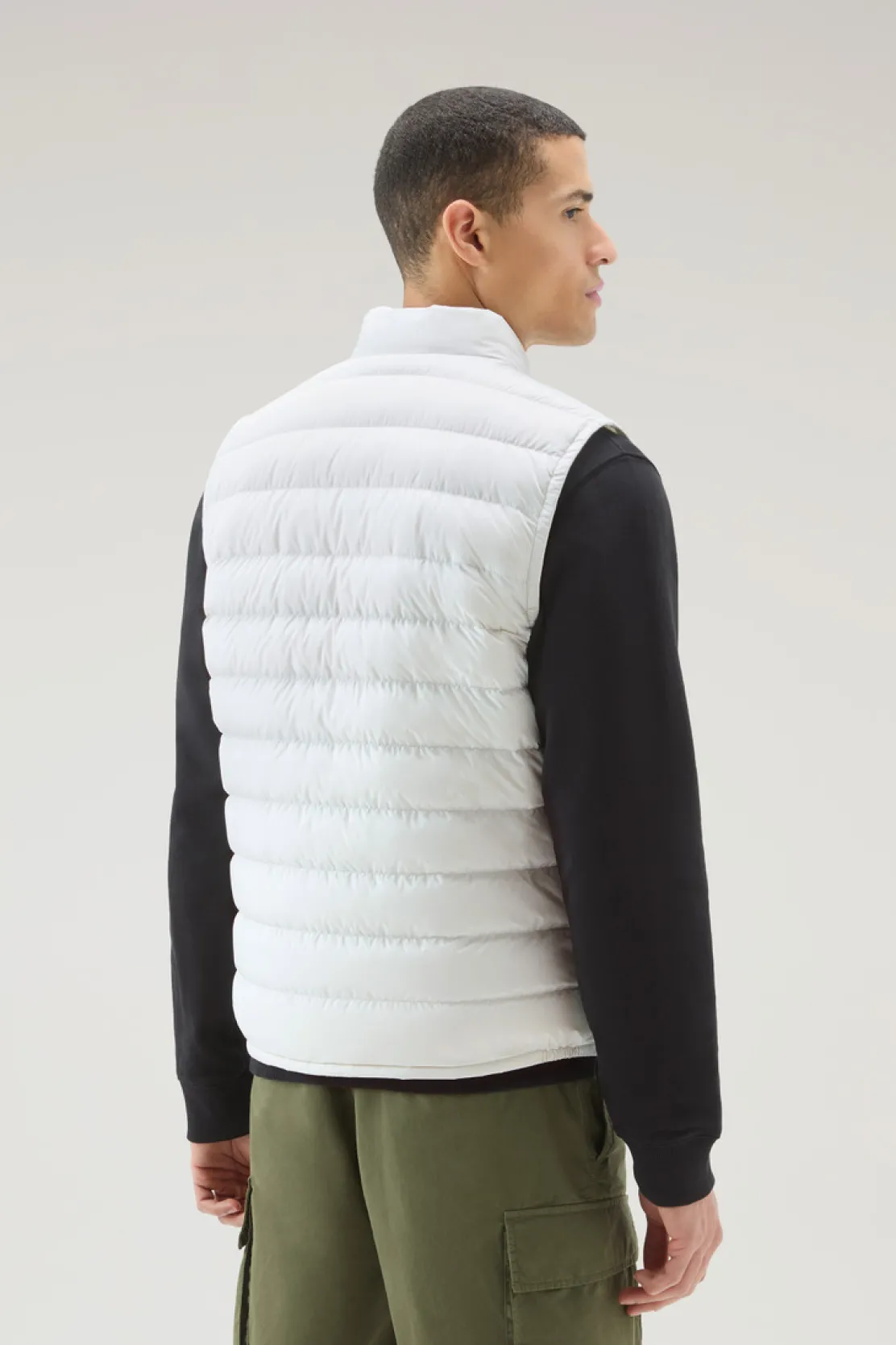Gilet>Woolrich Gilet Sundance Trapuntato Stone