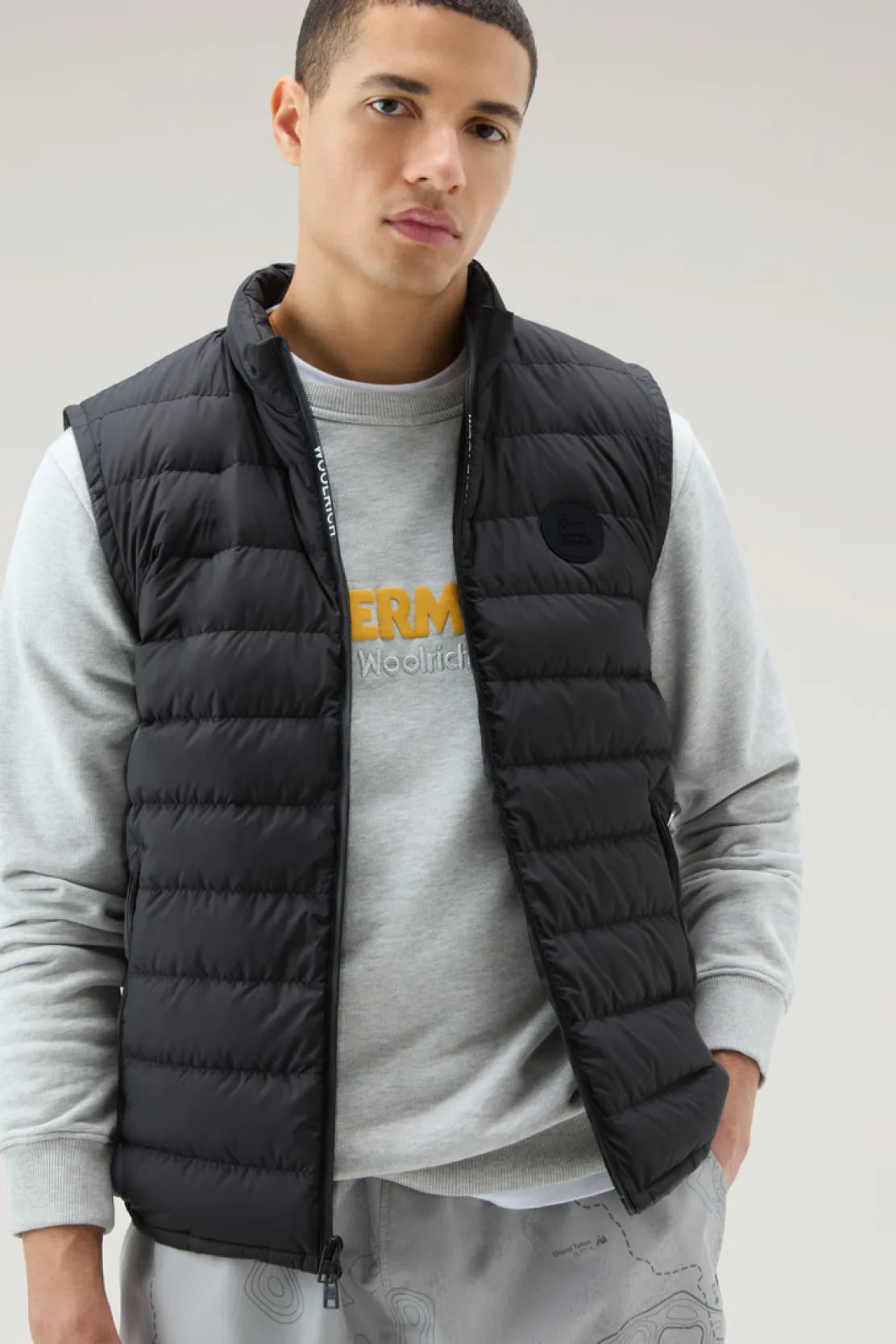Gilet>Woolrich Gilet Sundance Trapuntato Black