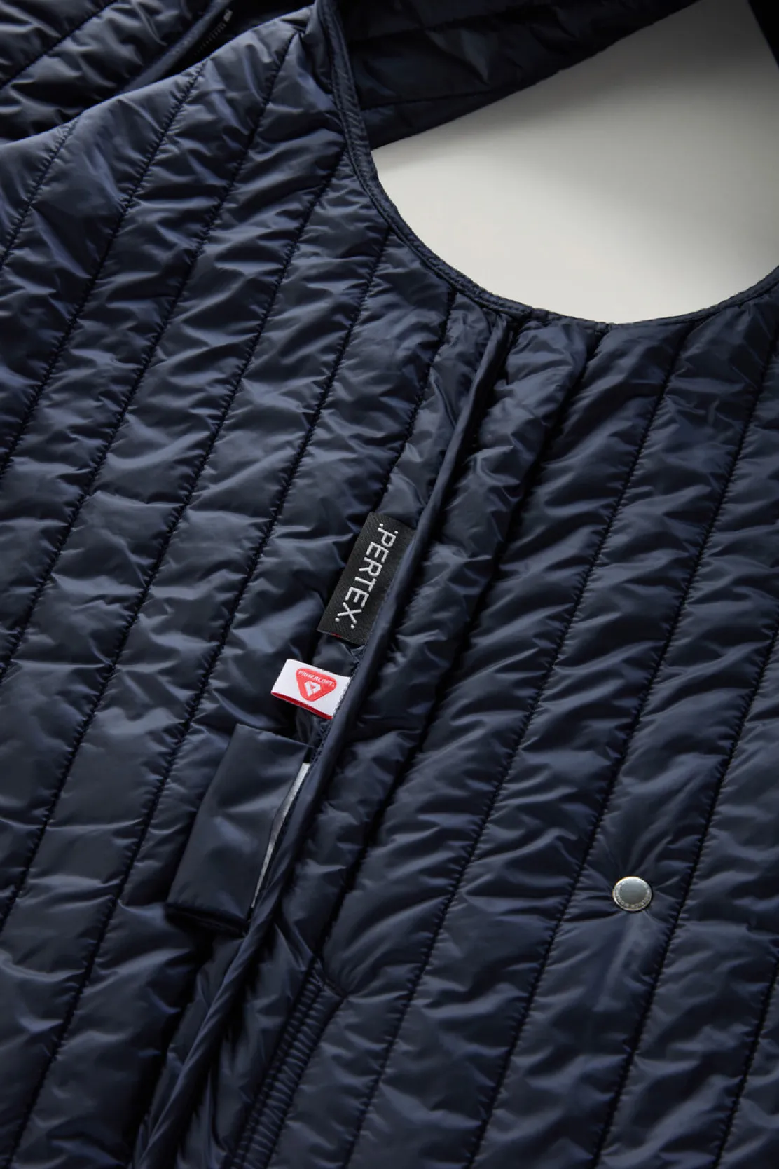 Gilet>Woolrich Gilet Trapuntato In Pertex Quantum Riciclato Melton Blue