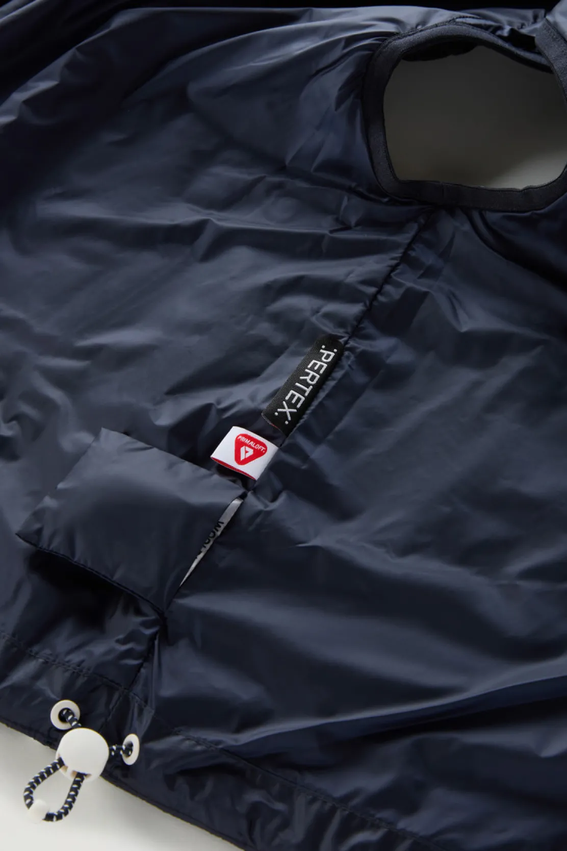Gilet>Woolrich Gilet Trapuntato In Pertex Quantum Riciclato Con Cappuccio Melton Blue