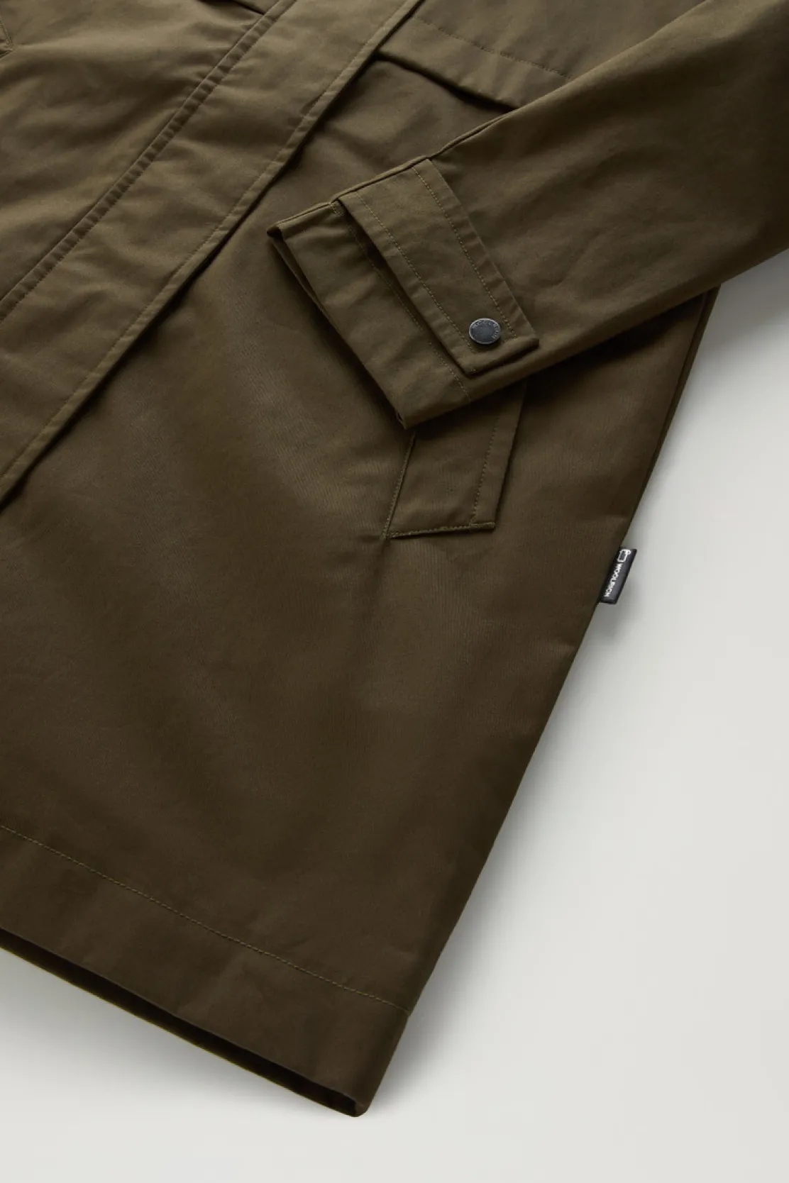 Parka>Woolrich Havice Parka Leggero In Best Cotton Dark Green