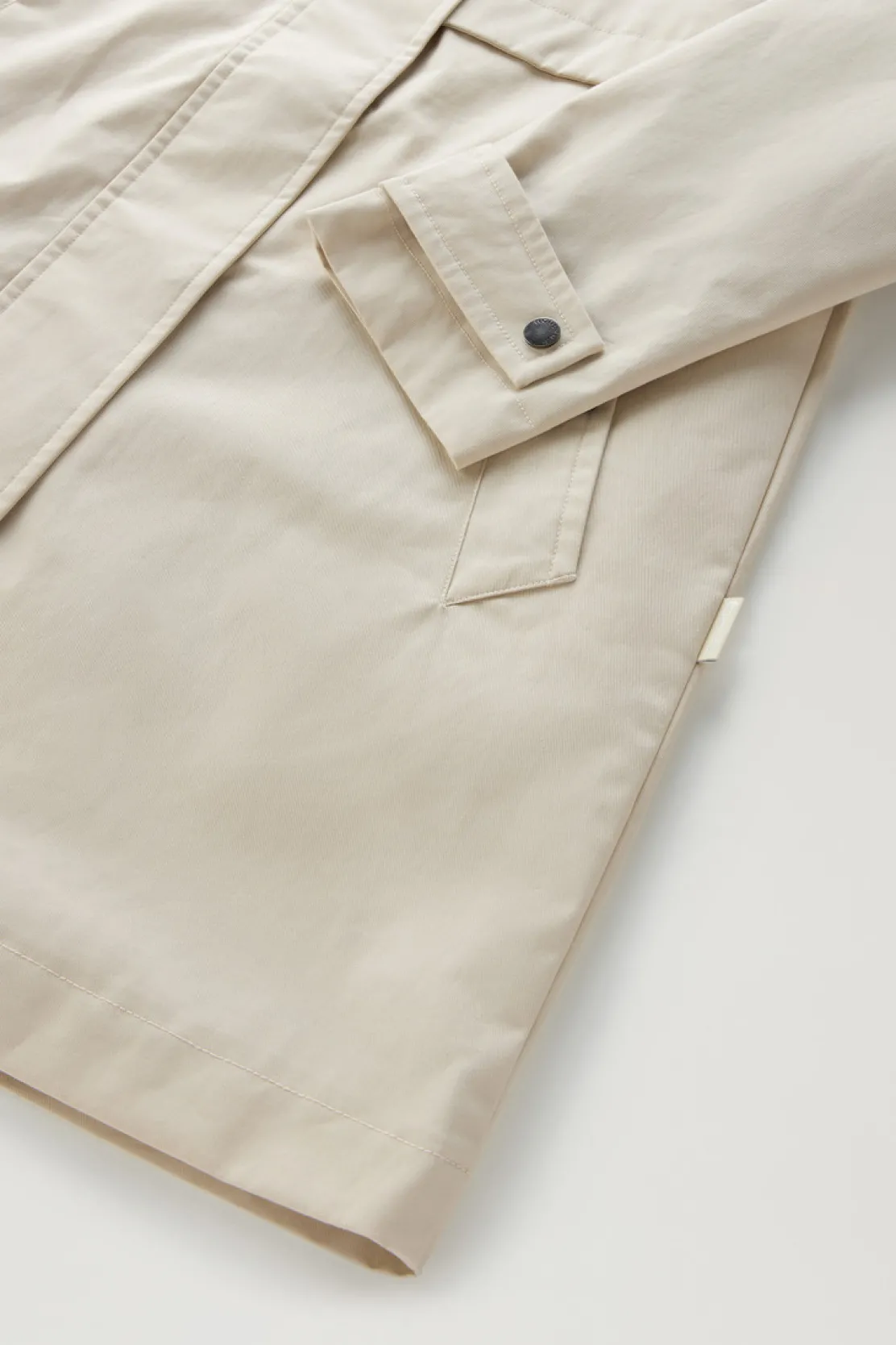 Parka>Woolrich Havice Parka Leggero In Best Cotton Light Oak