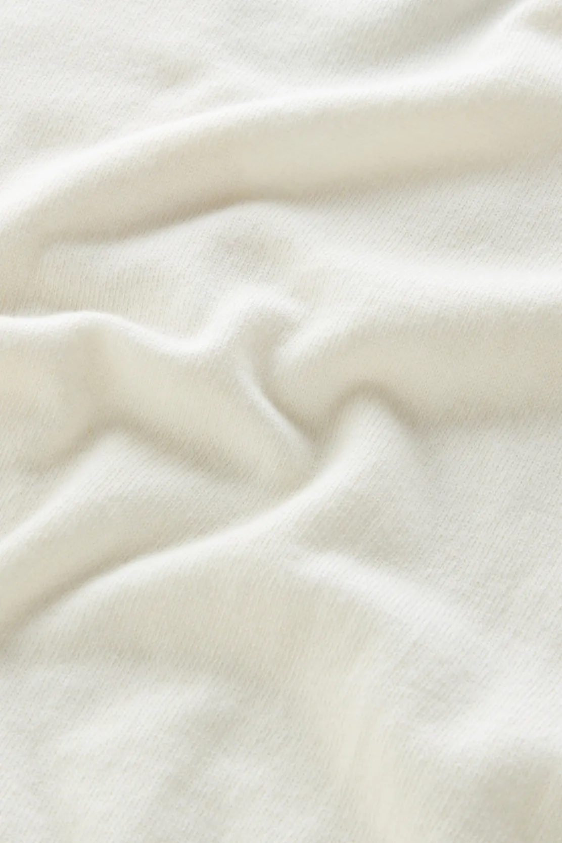 Maglieria>Woolrich Maglia Con Scollo A V In Cotone E Cashmere Plaster White