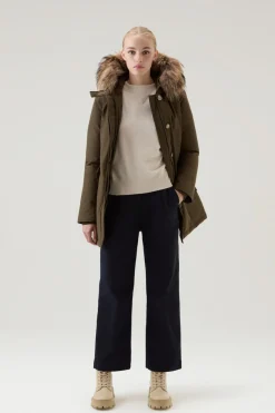 Maglieria>Woolrich Maglia Girocollo In Misto Lana Milky Cream
