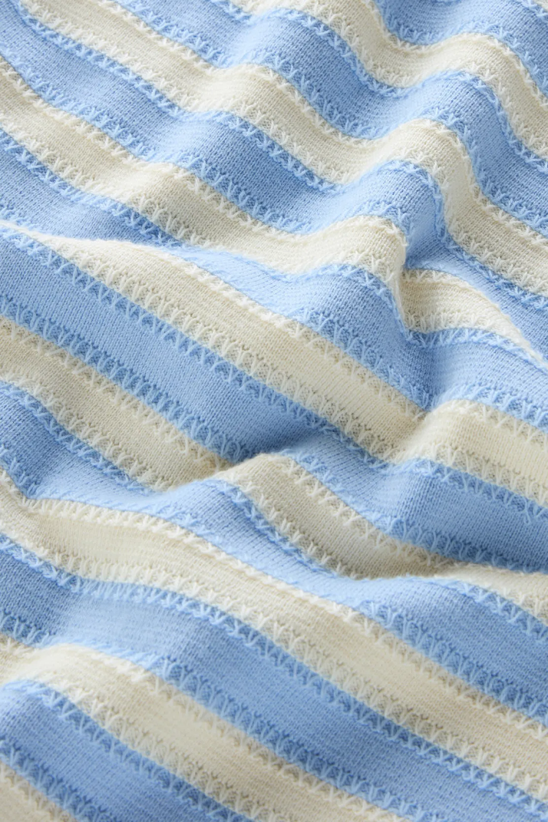Maglieria>Woolrich Maglia In Puro Cotone Con Scollo A Barca Sea Breeze Stripe