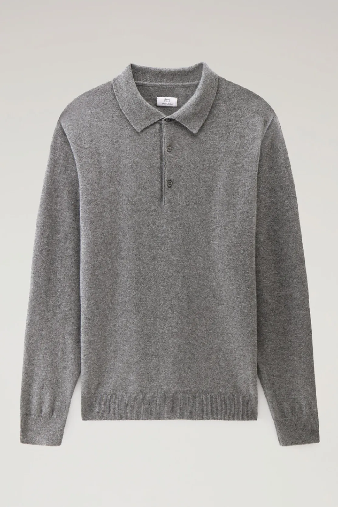 Maglieria>Woolrich Maglia Luxe In Puro Cashmere Charcoal