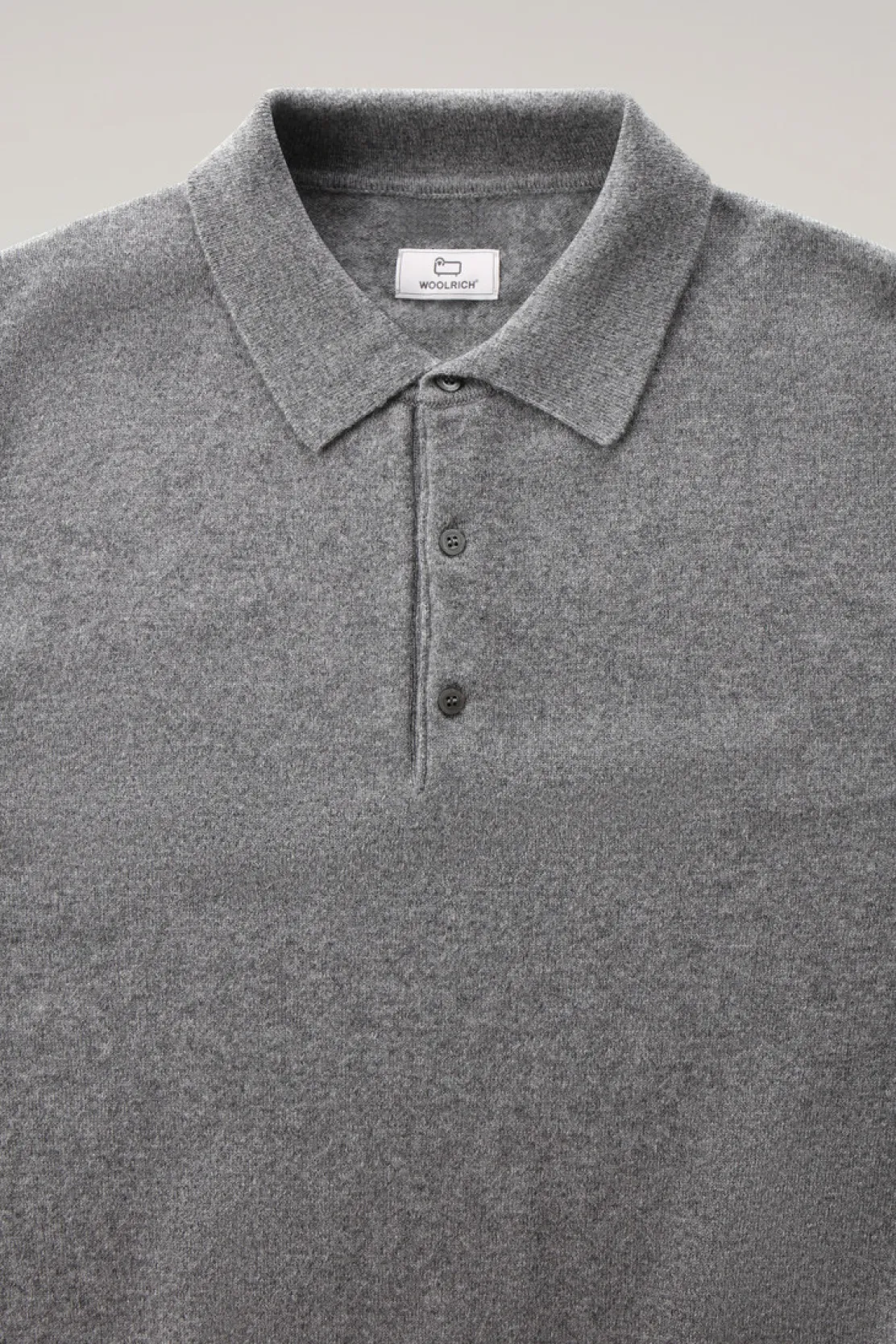 Maglieria>Woolrich Maglia Luxe In Puro Cashmere Charcoal