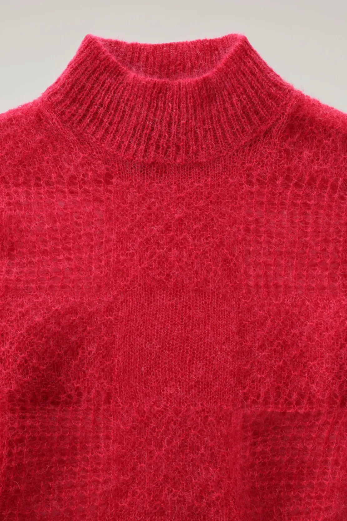 Maglieria>Woolrich Maglioncino Con Trasparenze In Misto Mohair E Lana Daniëlle Cathari / Cherry
