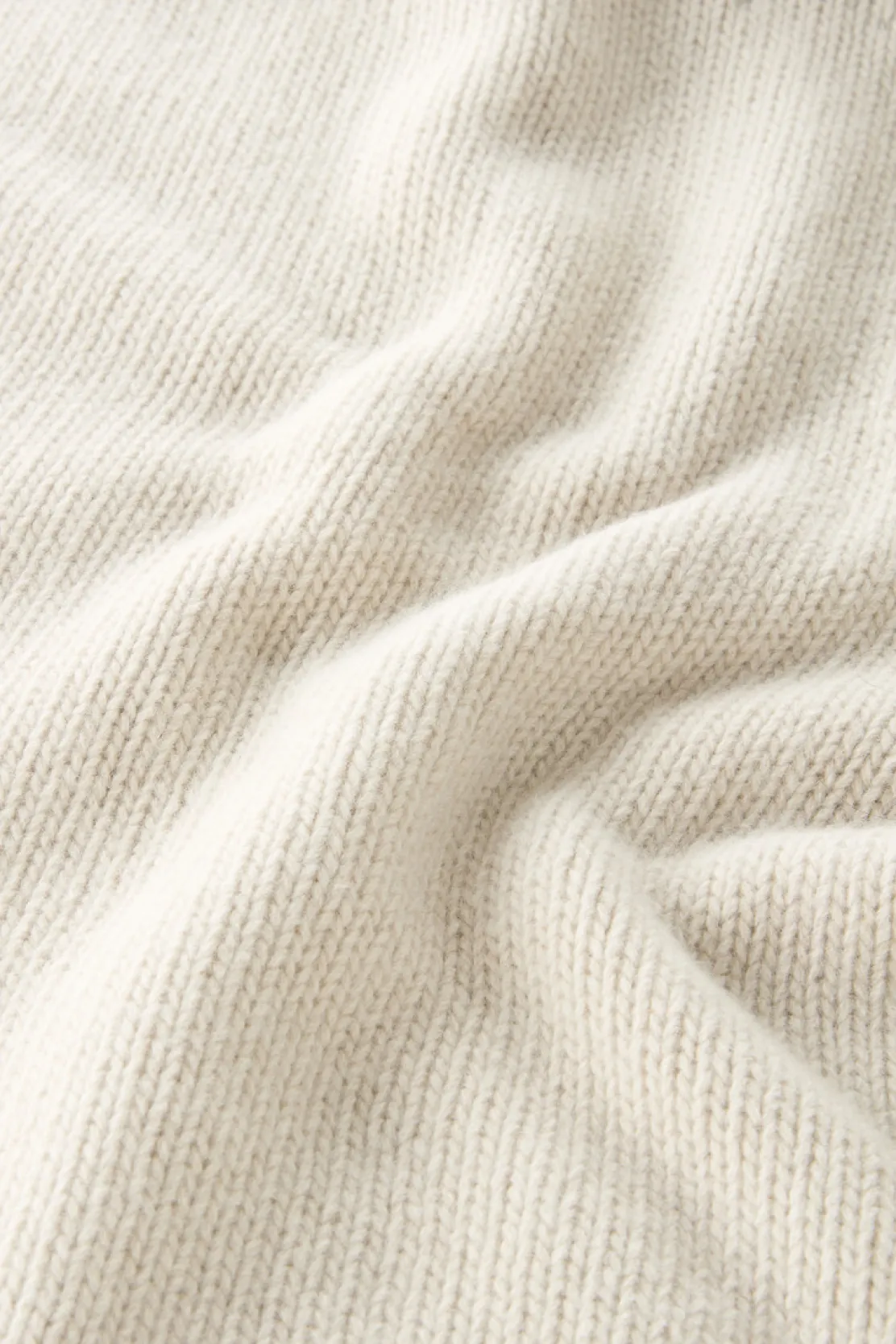 Maglieria>Woolrich Maglione A Collo Alto In Pura Lana Vergine Milky Cream