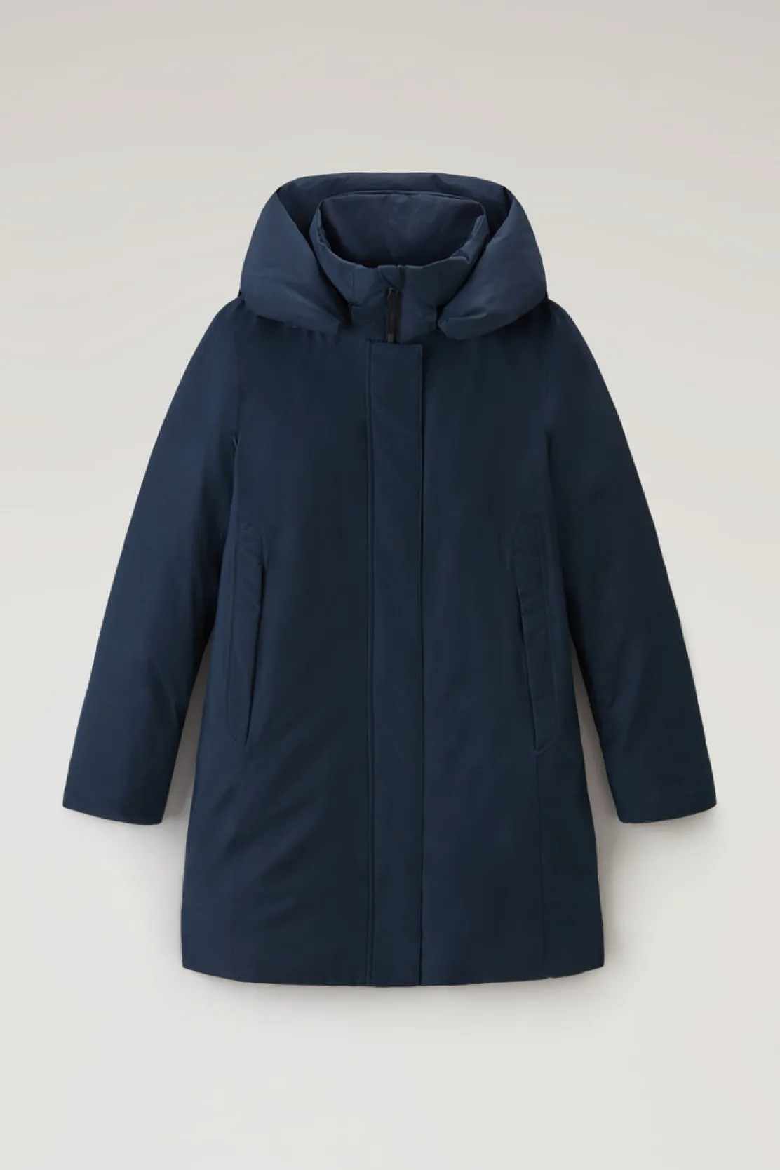 Impermeabili|Parka>Woolrich Marshall Parka Impermeabile In GORE-TEX Melton Blue