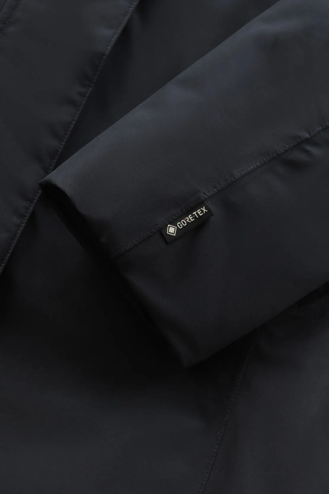 Impermeabili|Parka>Woolrich Marshall Parka Impermeabile In GORE-TEX Melton Blue