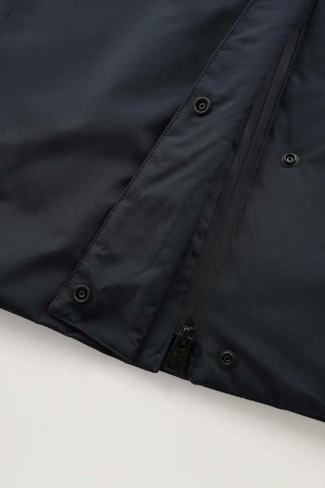 Impermeabili|Parka>Woolrich Marshall Parka Impermeabile In GORE-TEX Melton Blue
