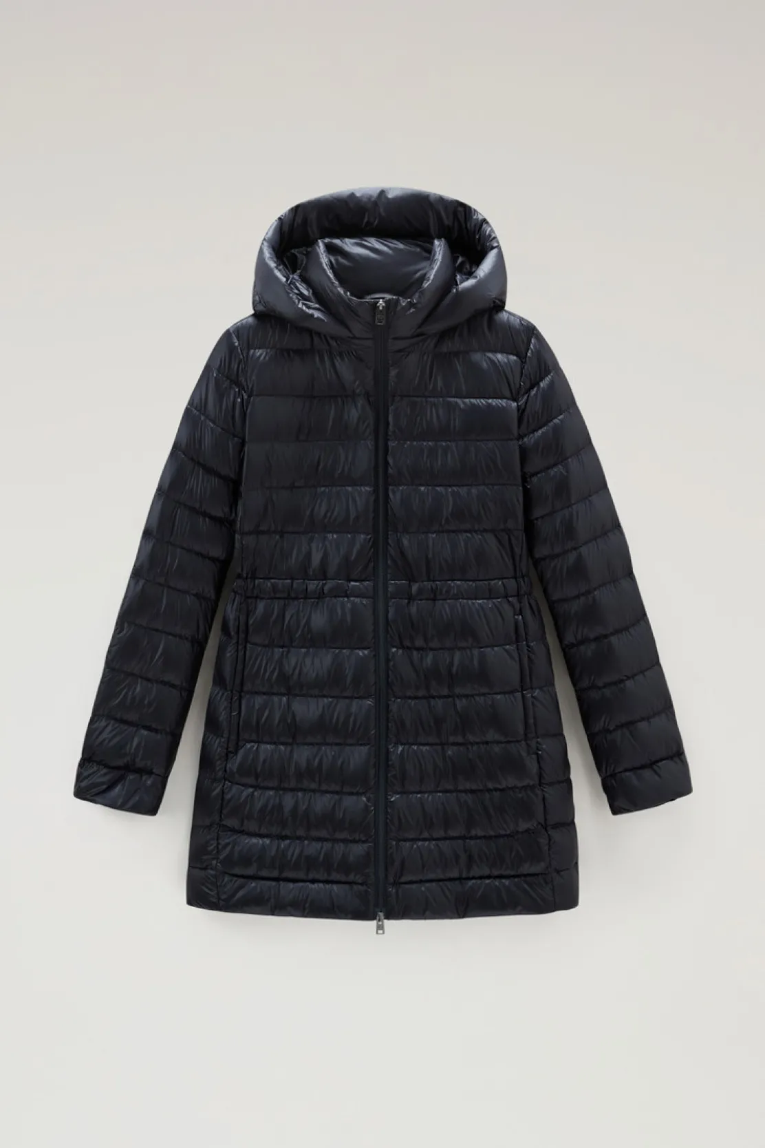 Parka>Woolrich Military Parka 3 In 1 In Ramar Cloth Con Giacca Trapuntata Removibile Melton Blue