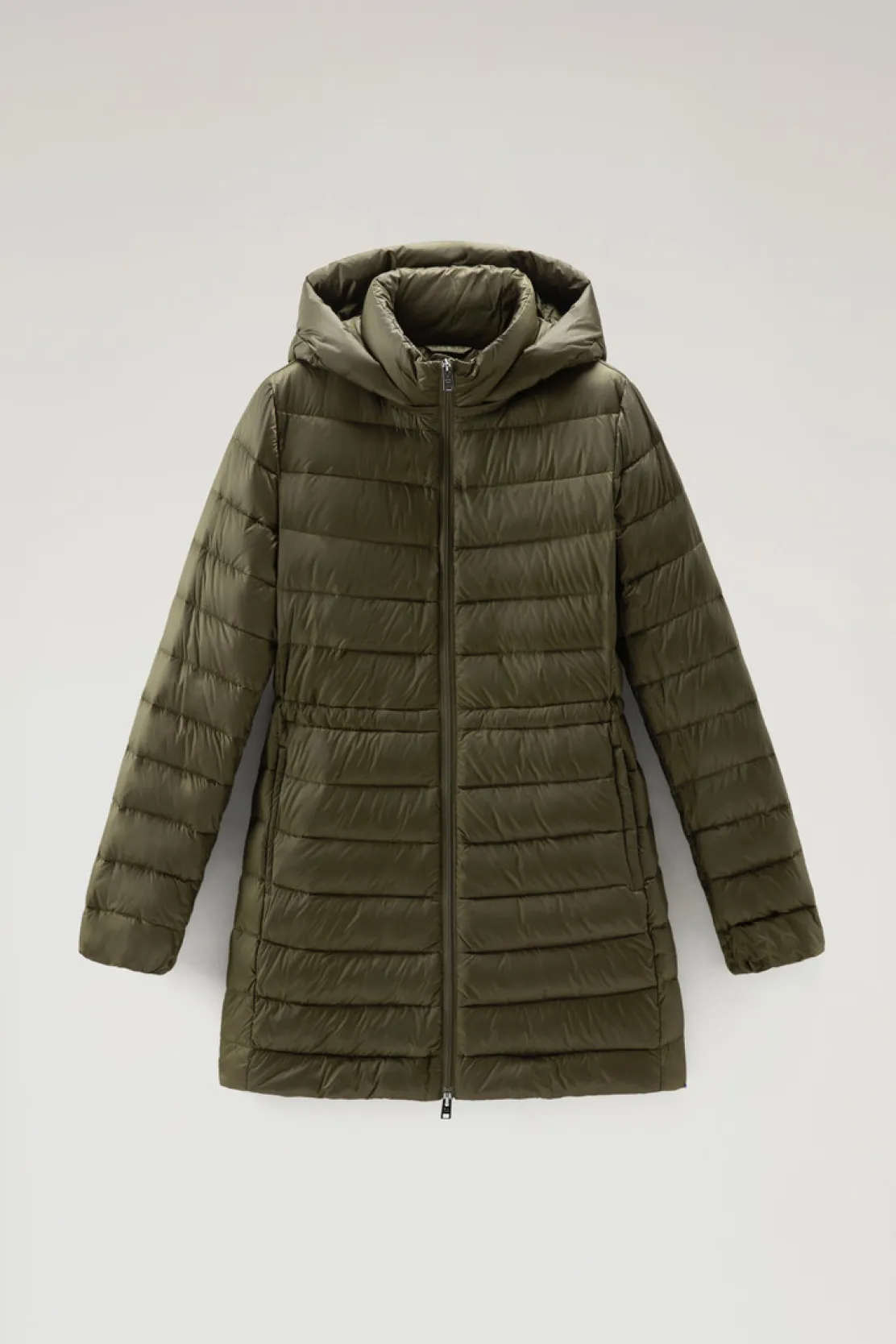 Parka>Woolrich Military Parka 3 In 1 In Ramar Cloth Con Giacca Trapuntata Removibile Dark Green
