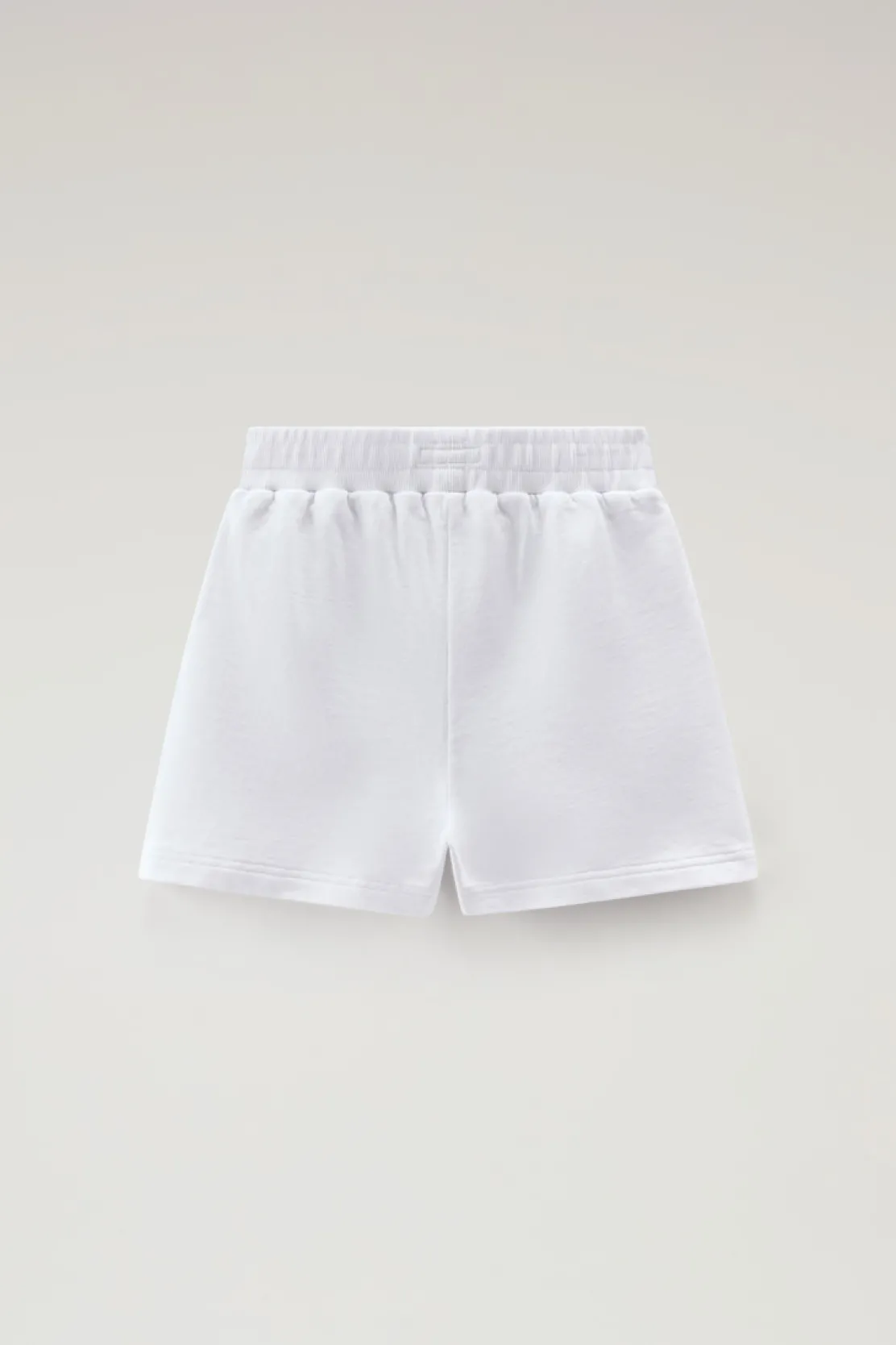 Abbigliamento>Woolrich Pantaloncini Da Bambina In Puro Cotone Felpato Bright White