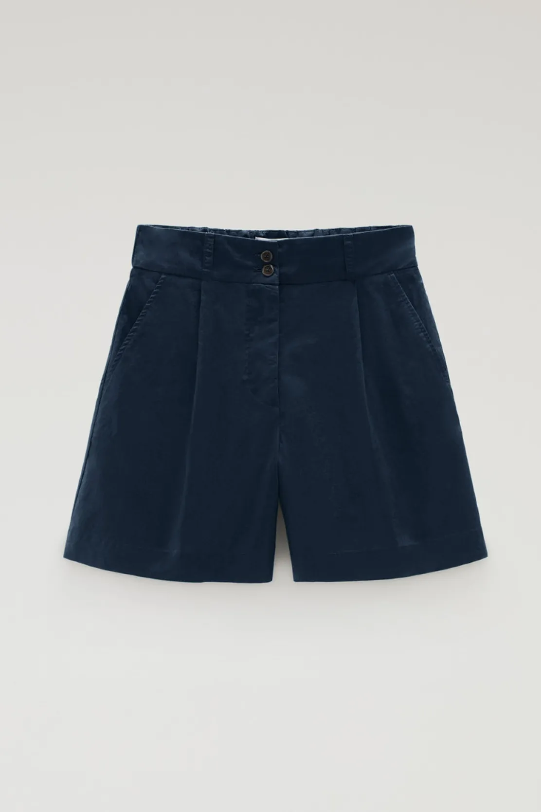 Pantaloni e pantaloncini>Woolrich Pantaloncini In Popeline Di Puro Cotone Melton Blue