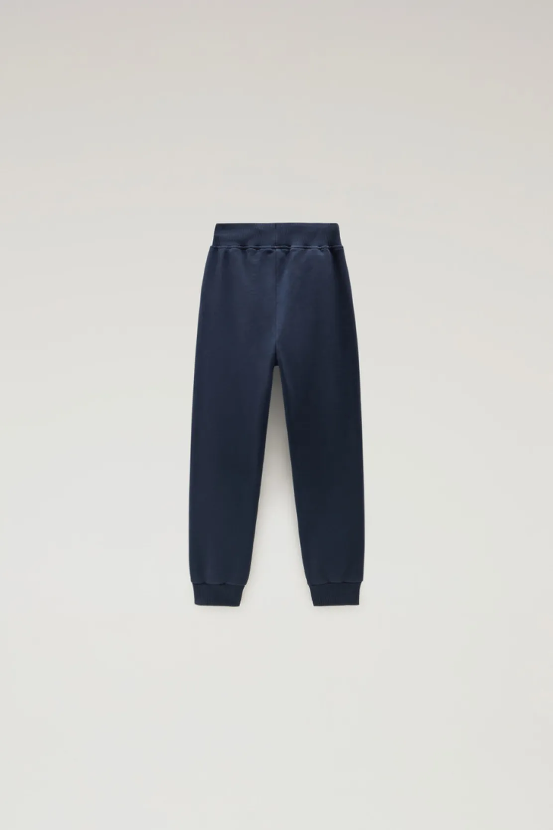 Abbigliamento>Woolrich Pantaloni Sportivi Da Bambina In Puro Cotone Melton Blue