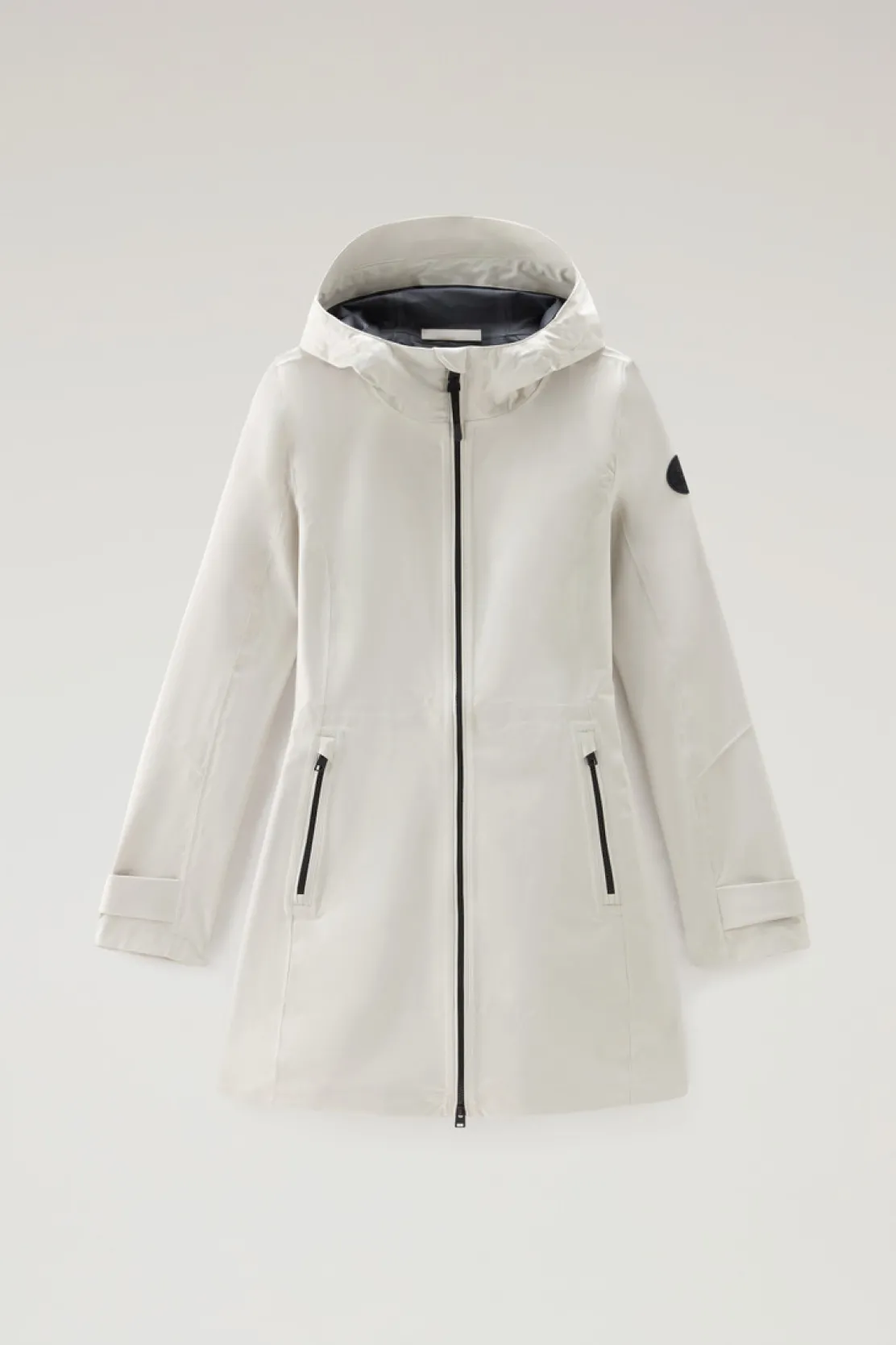 Impermeabili|Parka>Woolrich Parka Leggero Leavitt Impermeabile Con Cappuccio Light Oak