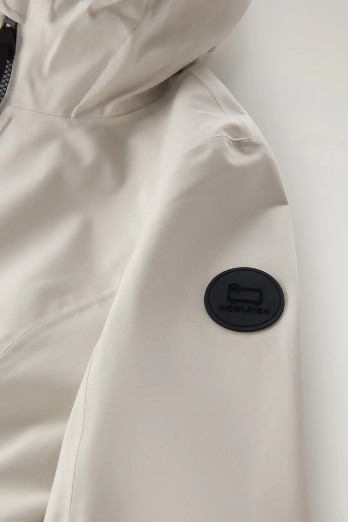 Impermeabili|Parka>Woolrich Parka Leggero Leavitt Impermeabile Con Cappuccio Light Oak