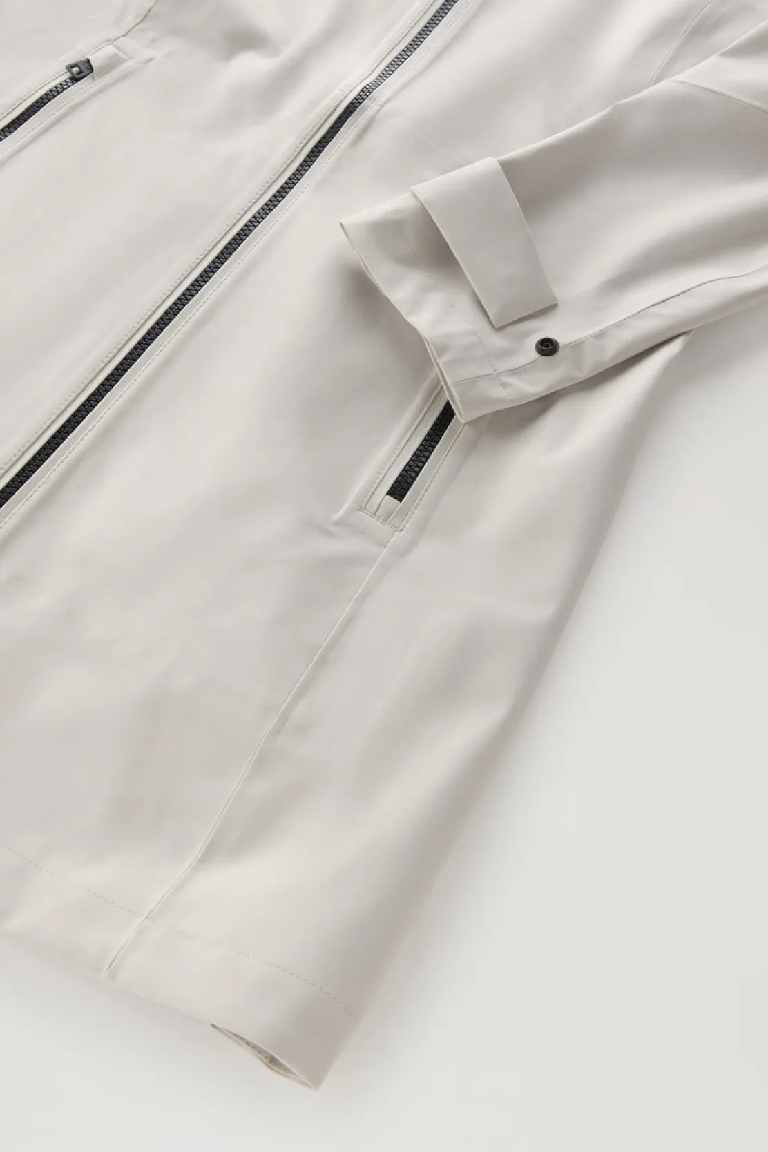 Impermeabili|Parka>Woolrich Parka Leggero Leavitt Impermeabile Con Cappuccio Light Oak