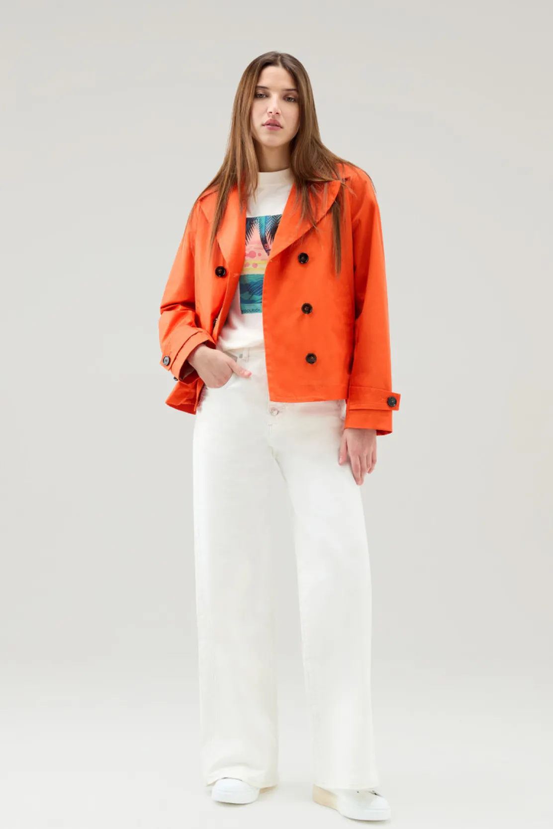Giacche>Woolrich Peacoat Havice In Best Cotton Koi