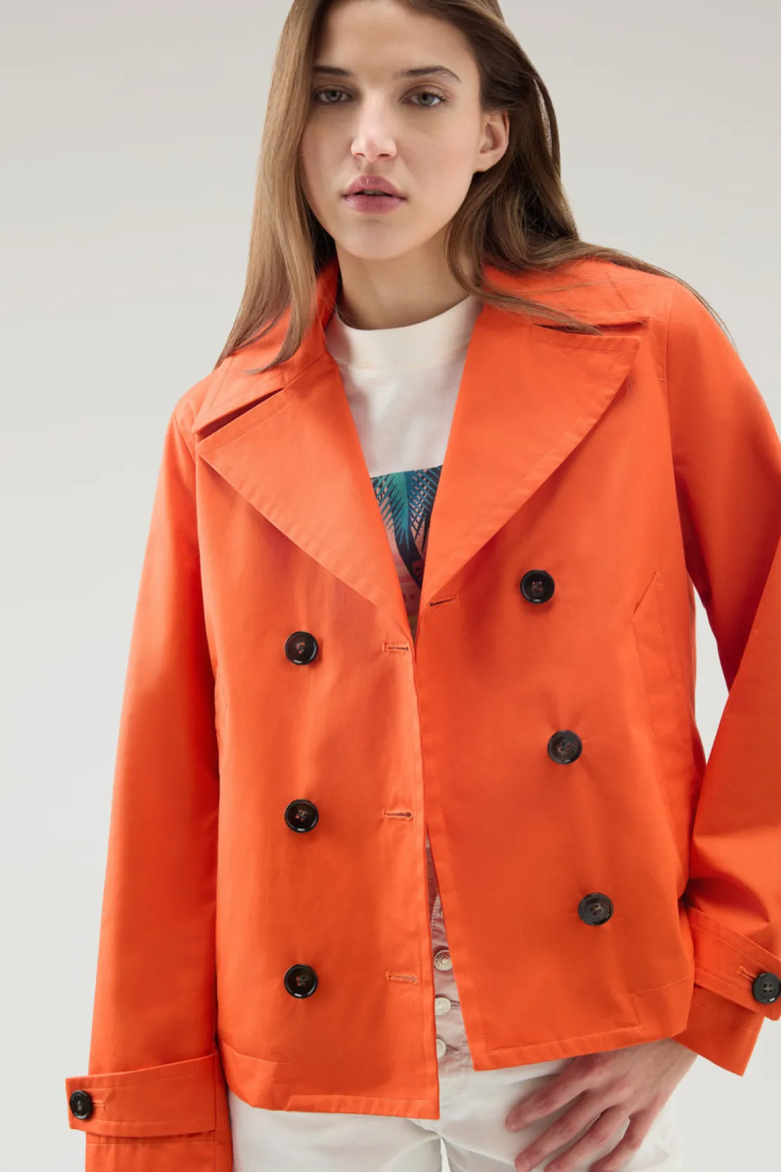 Giacche>Woolrich Peacoat Havice In Best Cotton Koi