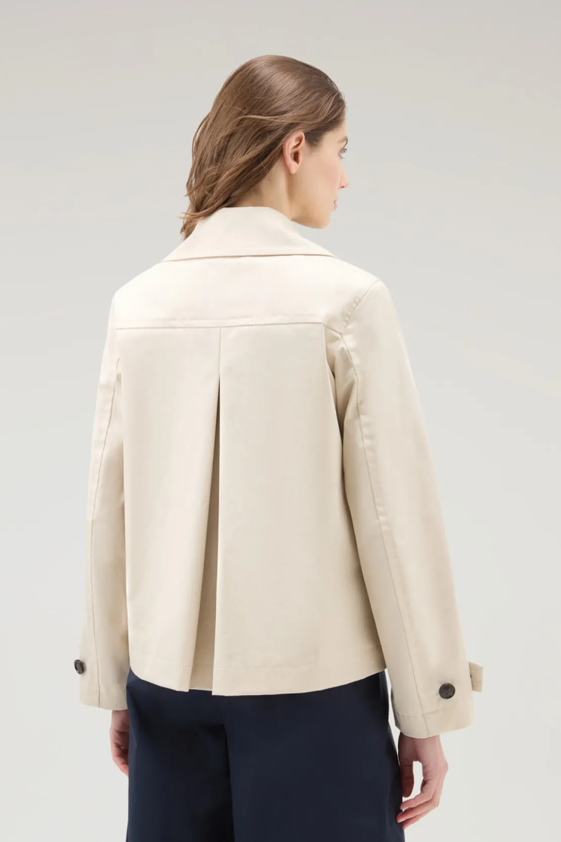 Giacche>Woolrich Peacoat Havice In Best Cotton Light Oak