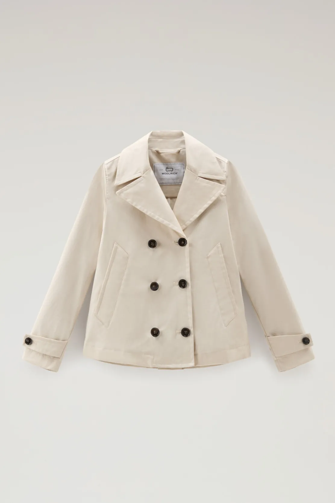 Giacche>Woolrich Peacoat Havice In Best Cotton Light Oak