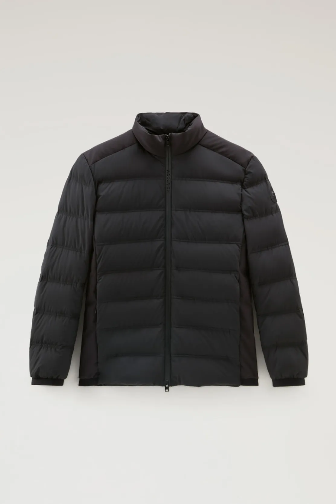 Piumini|Giacche>Woolrich Piumino Bering In Nylon Elasticizzato Black