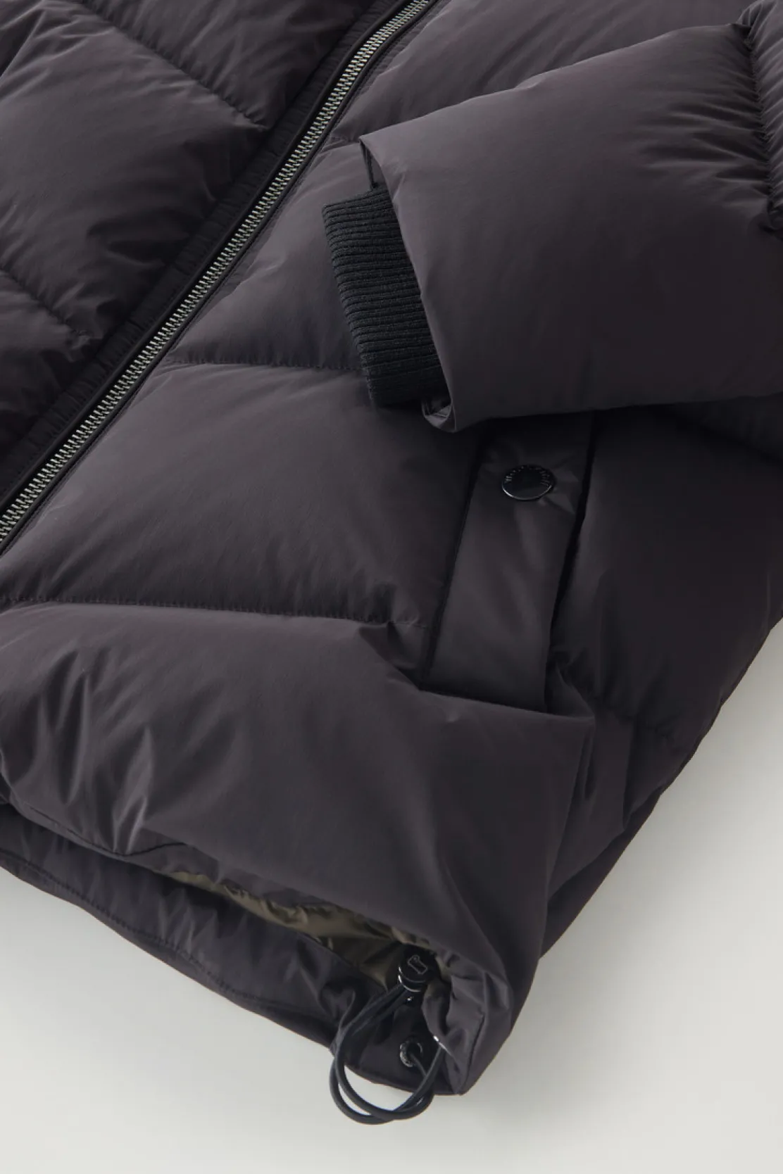 Piumini|Giacche>Woolrich Piumino Premium In Nylon Elasticizzato Black
