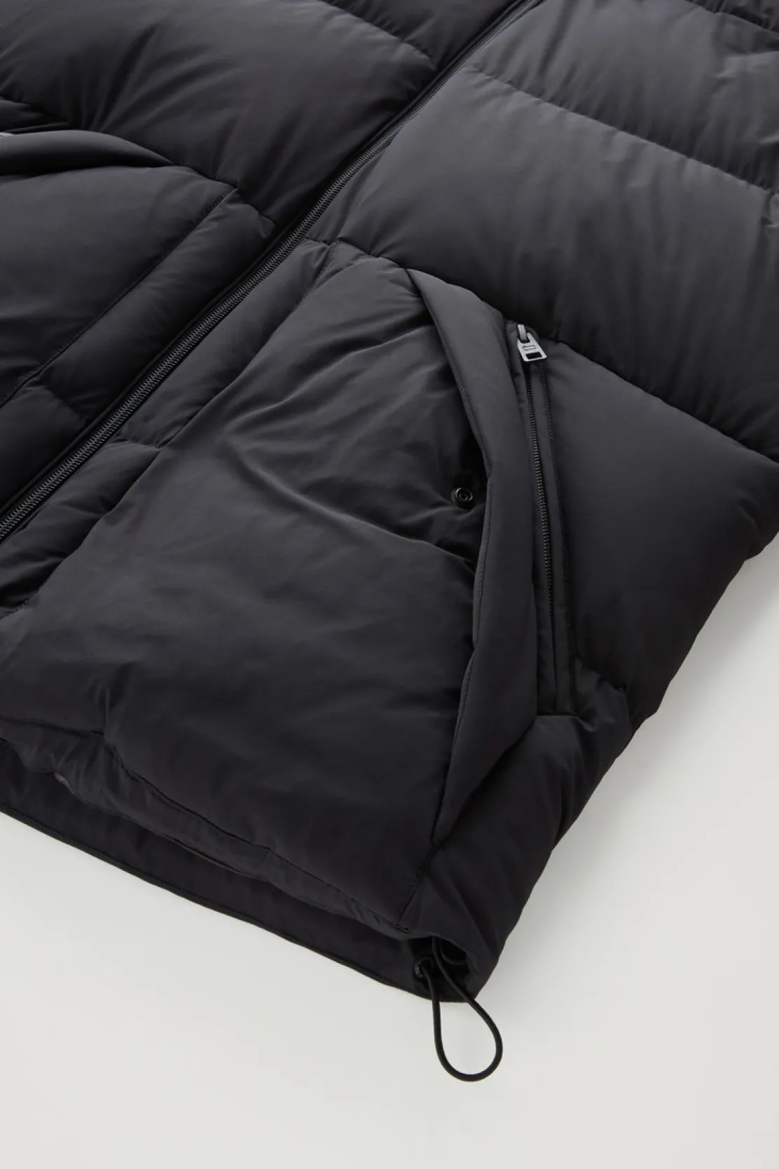 Piumini|Giacche>Woolrich Piumino Sierra Supreme In Nylon Elasticizzato Black