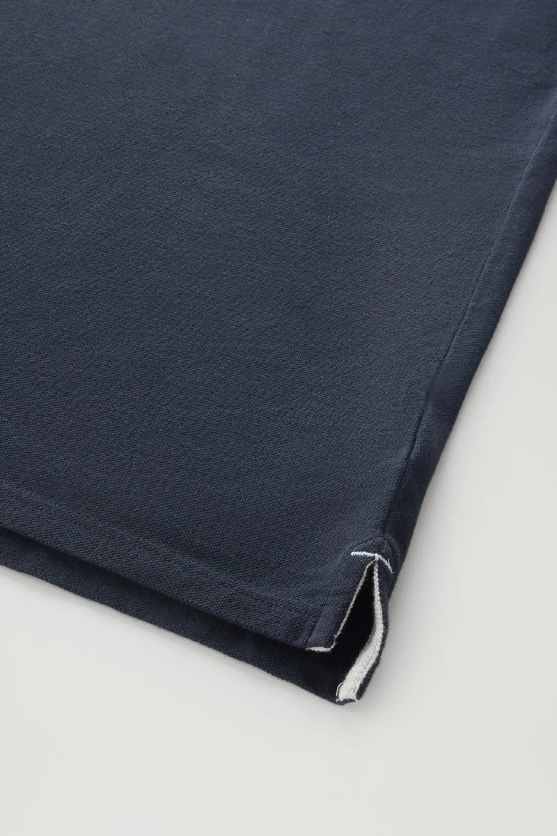 Polo>Woolrich Polo In Piquet Di Puro Cotone Melton Blue