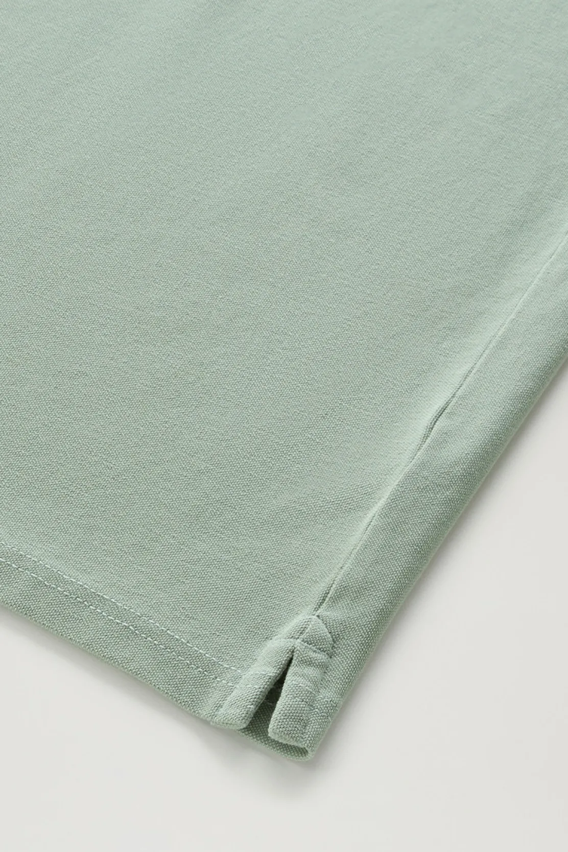Polo>Woolrich Polo In Piquet Di Puro Cotone Sage