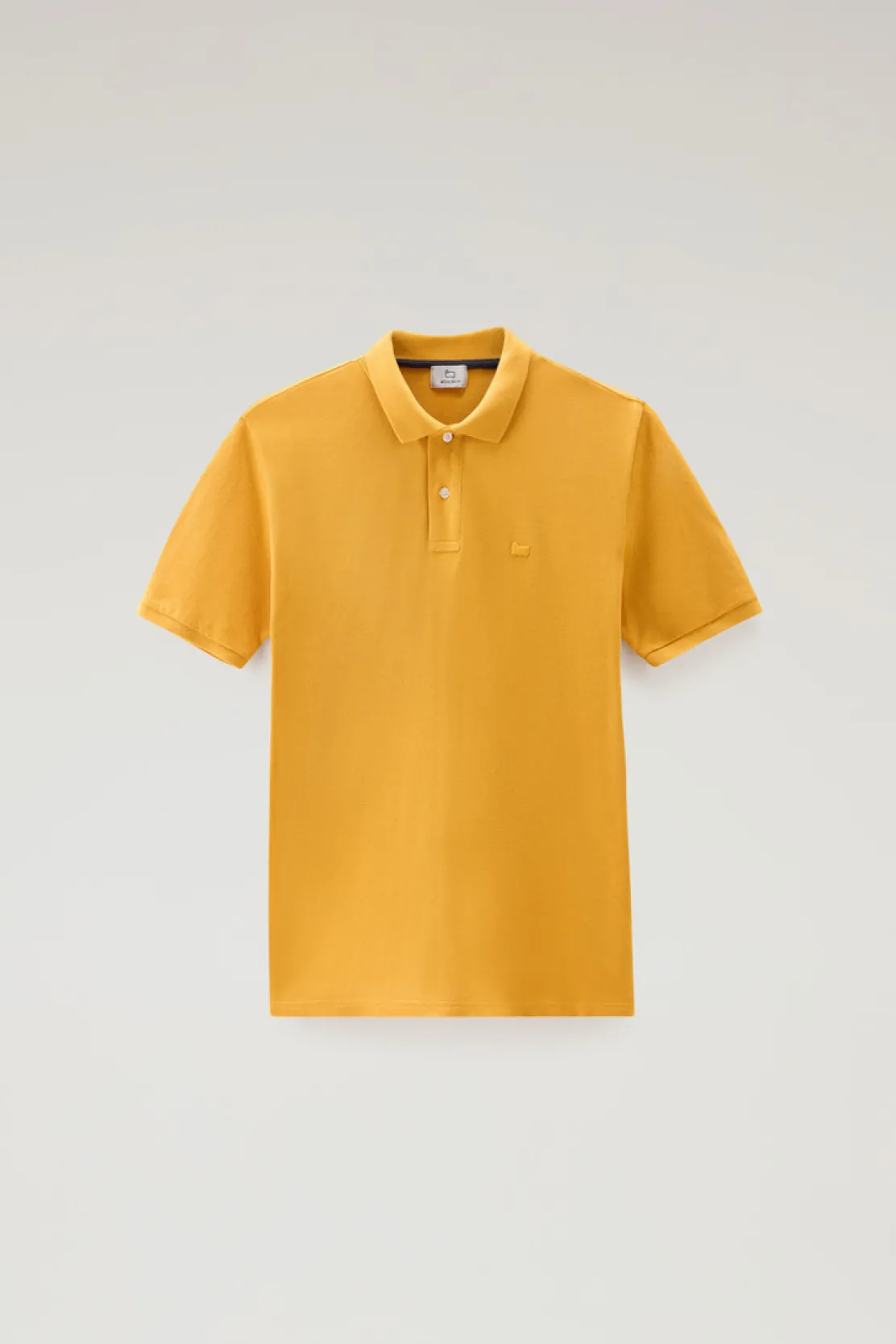 Polo>Woolrich Polo In Piquet Di Puro Cotone Golden Glow
