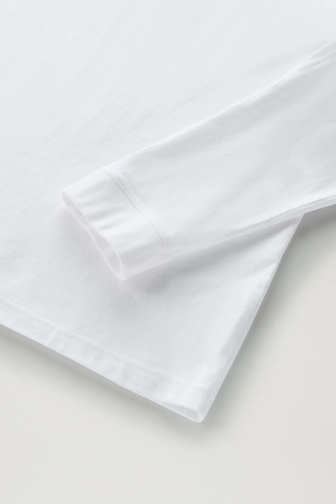 Polo>Woolrich Polo In Puro Cotone A Maniche Lunghe Bright White