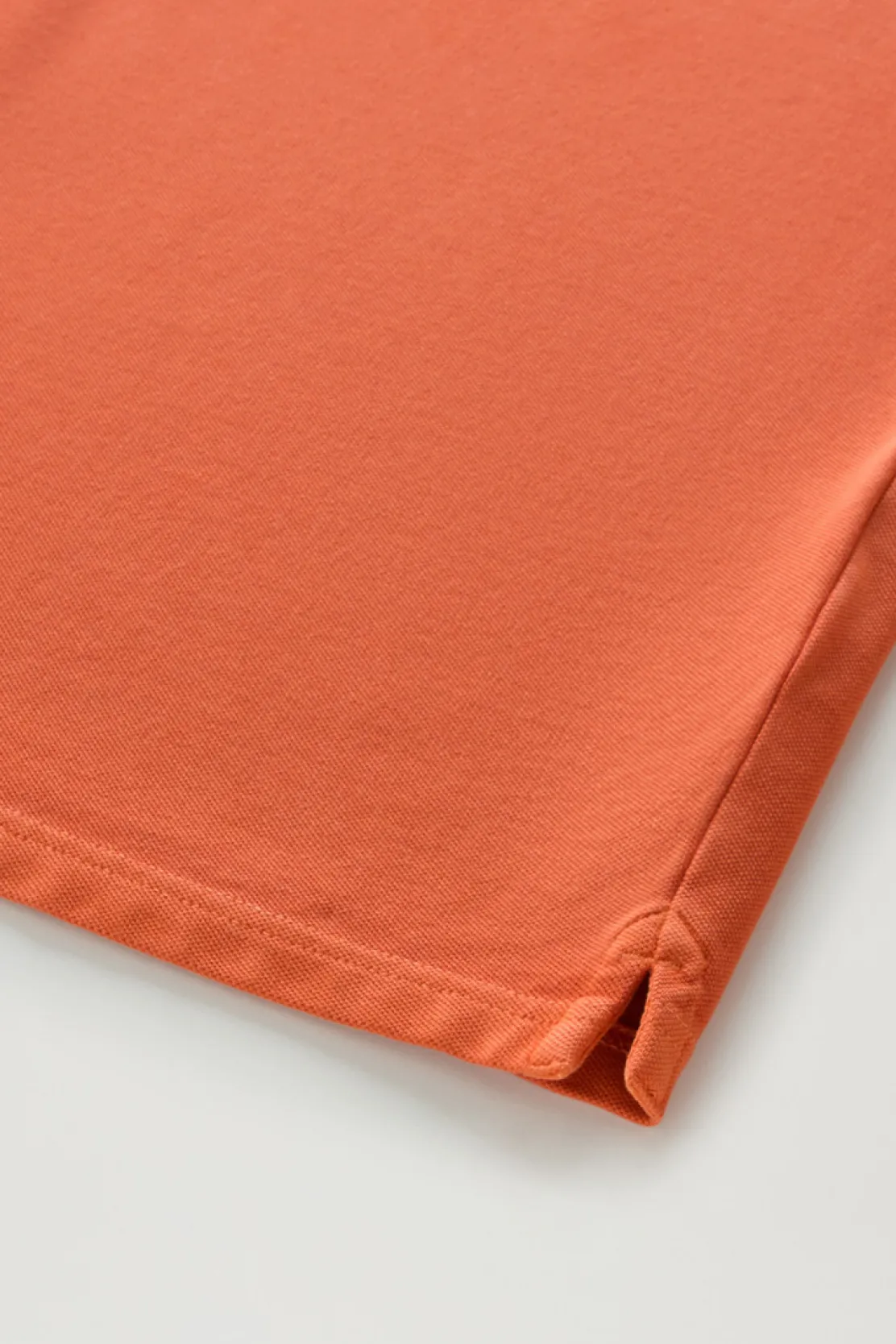 Abbigliamento>Woolrich Polo Mackinack Da Bambino Tinta In Capo In Cotone Elasticizzato Koi