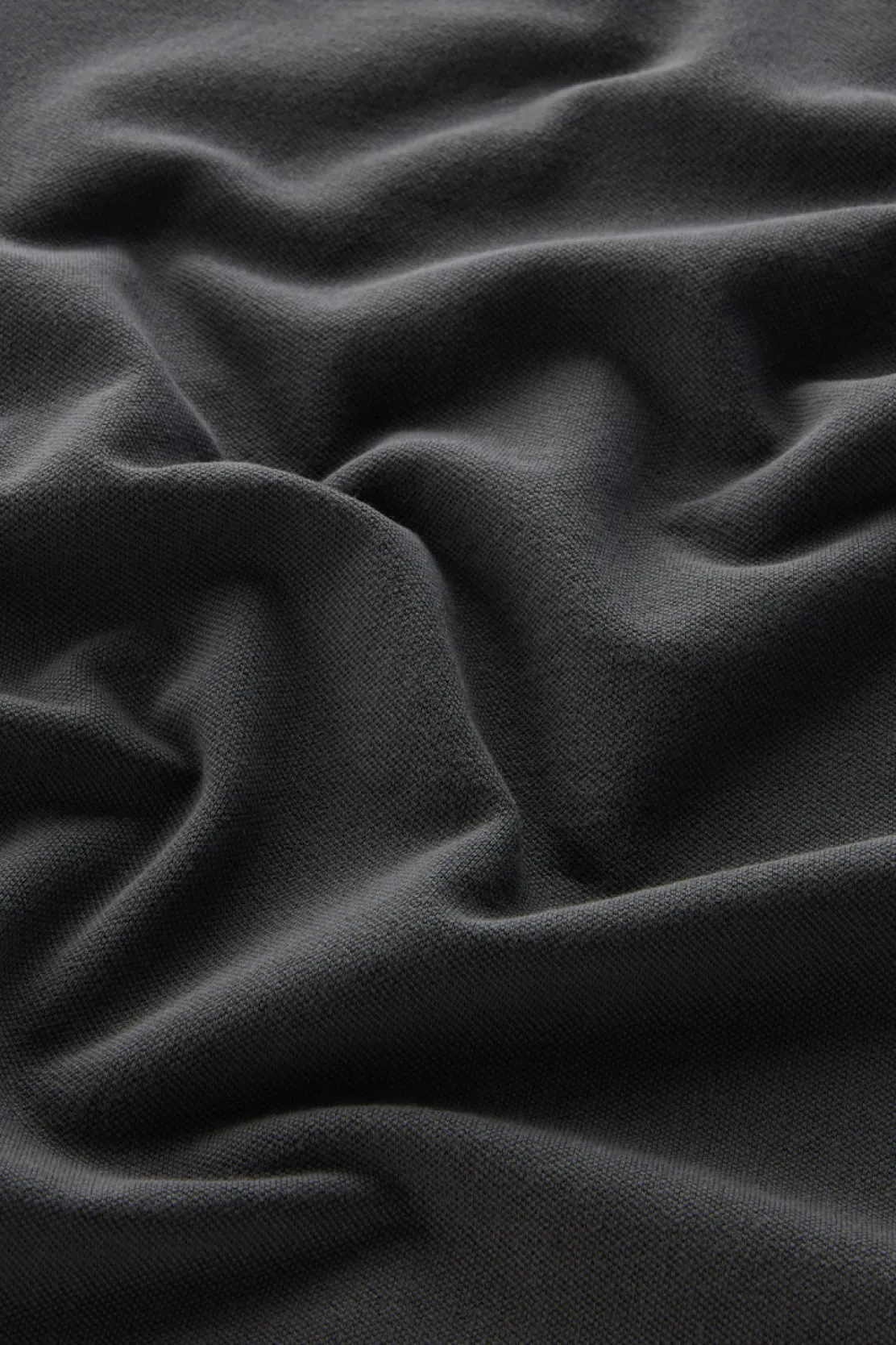 Polo>Woolrich Polo Mackinack Tinta In Capo In Piqué Di Cotone Elasticizzato Black