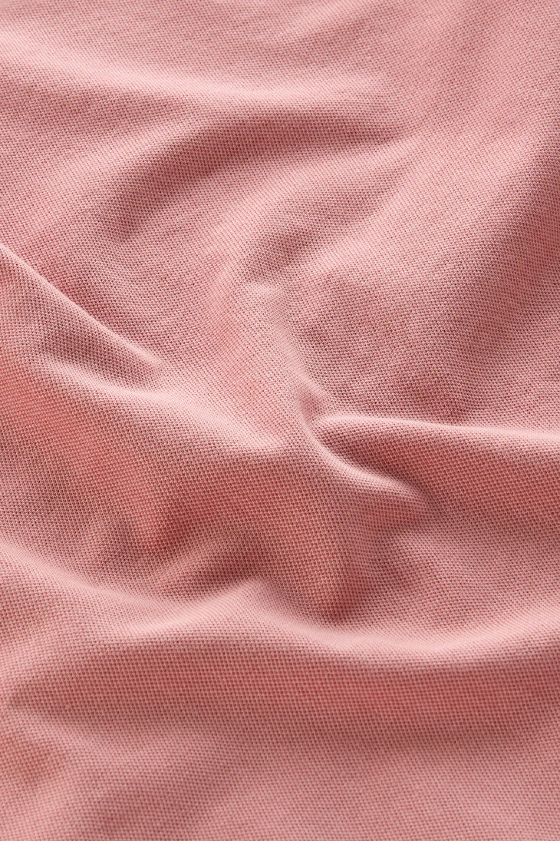 Polo>Woolrich Polo Mackinack Tinta In Capo In Piqué Di Cotone Elasticizzato Coral Sand