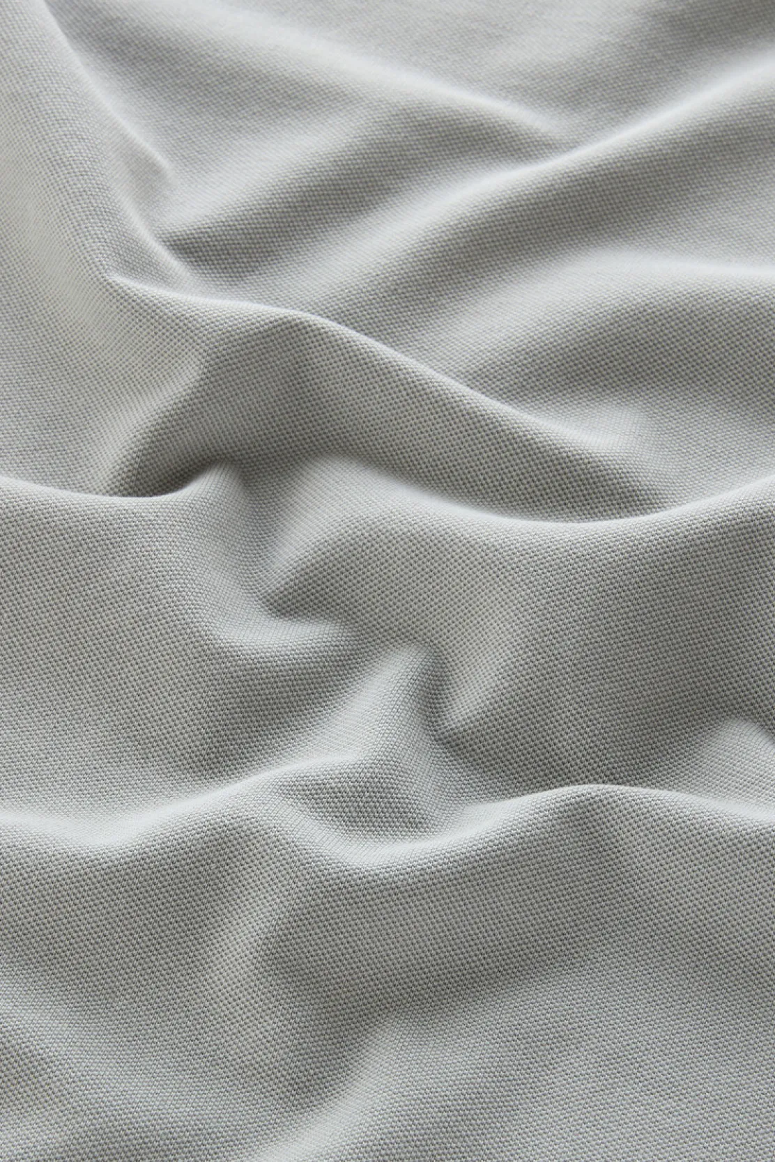 Polo>Woolrich Polo Mackinack Tinta In Capo In Piqué Di Cotone Elasticizzato Mineral Grey