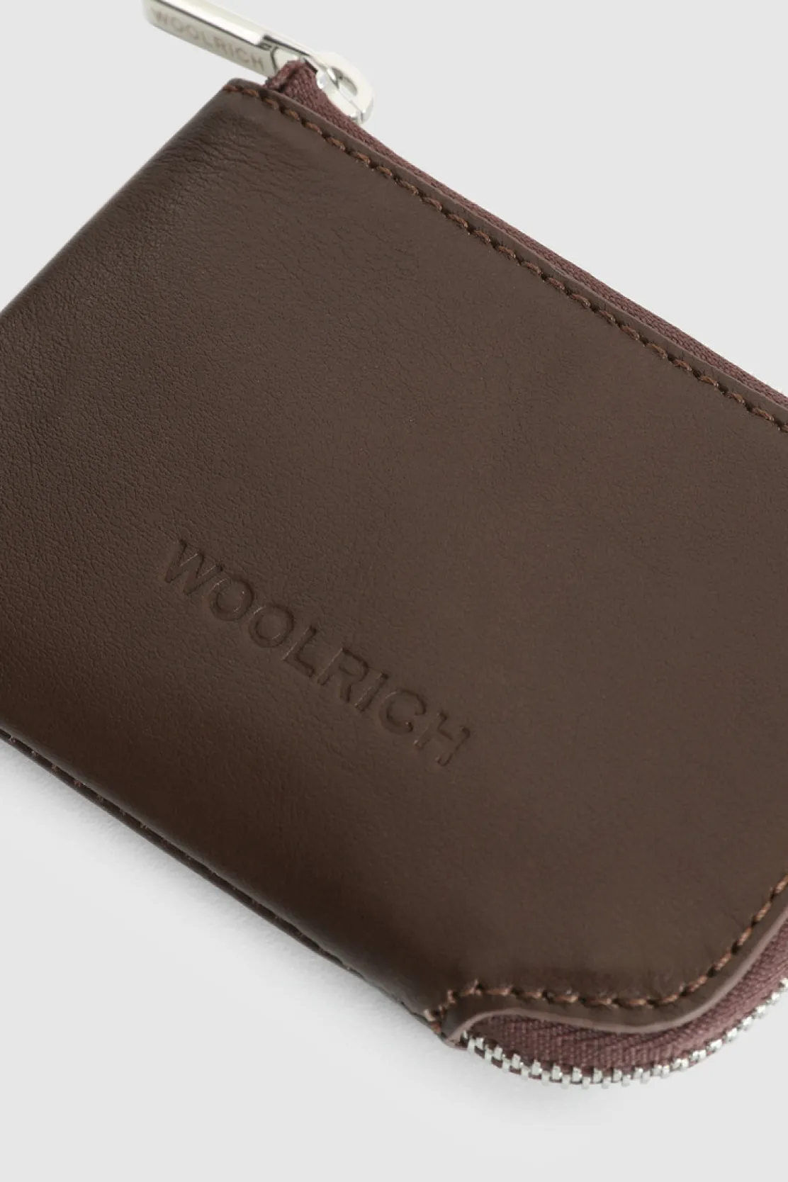 Altri accessori>Woolrich Portafogli Compatto In Pelle Con Zip Rain Drum