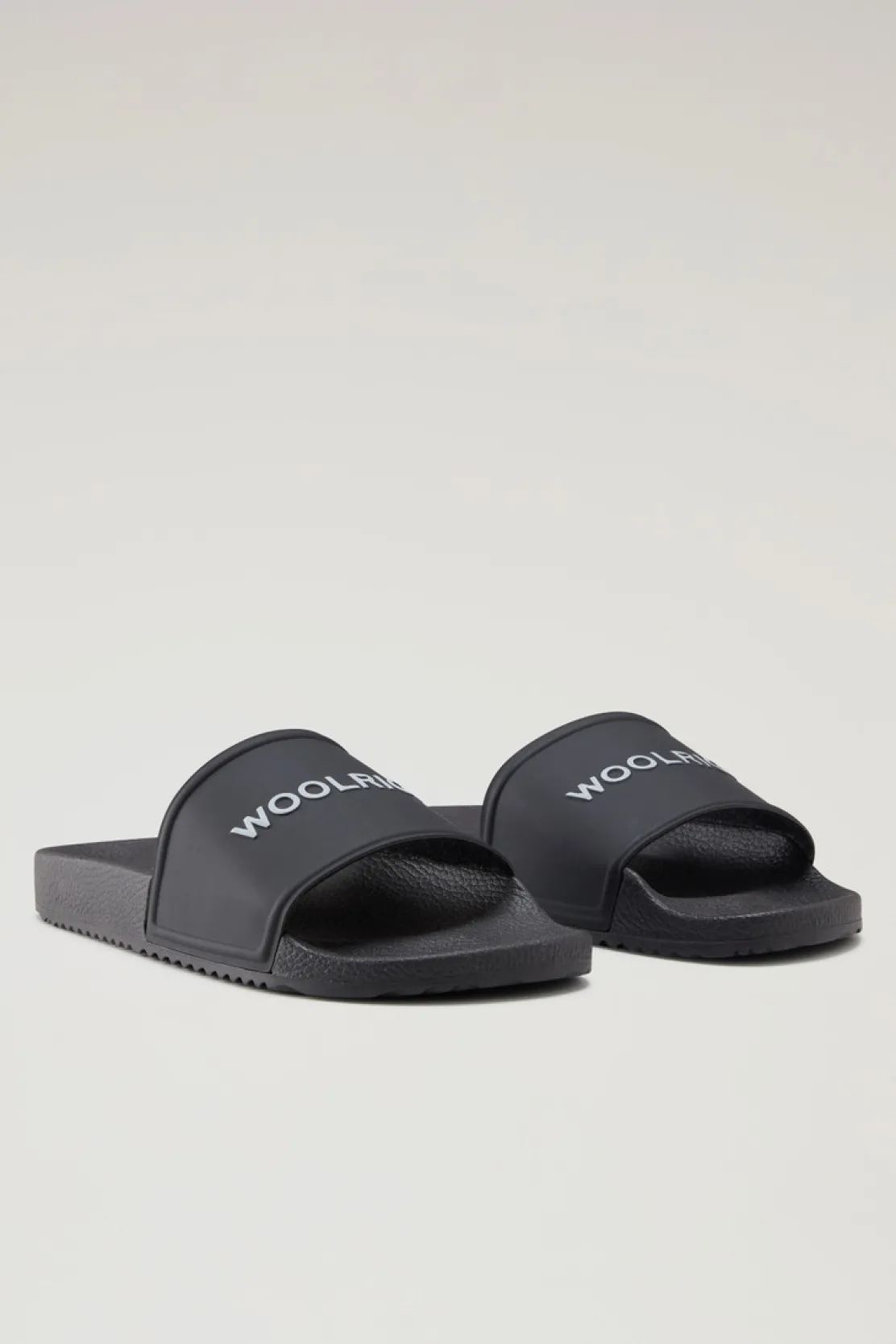 Scarpe da barca e sandali>Woolrich Sandali Slide In Gomma Black