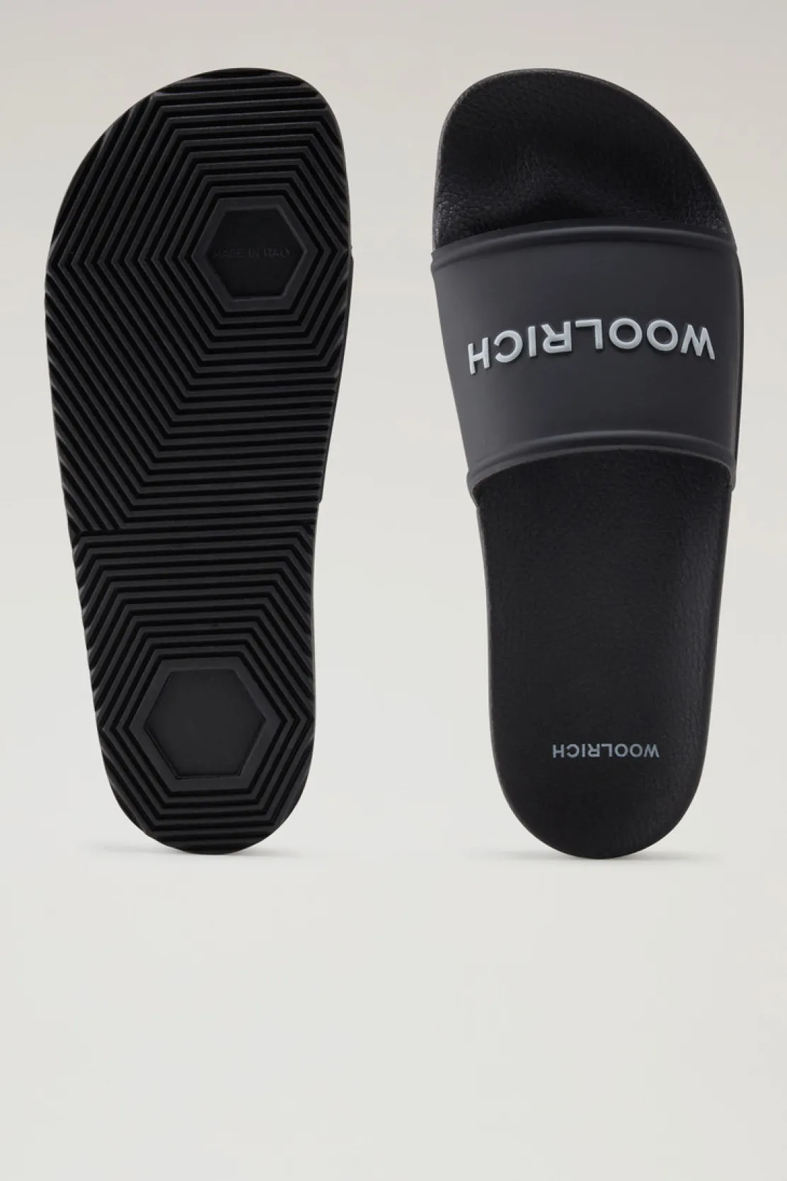 Scarpe da barca e sandali>Woolrich Sandali Slide In Gomma Black