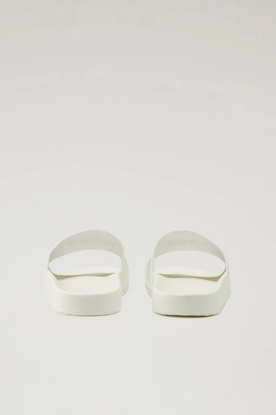 Scarpe da barca e sandali>Woolrich Sandali Slide In Gomma Off White