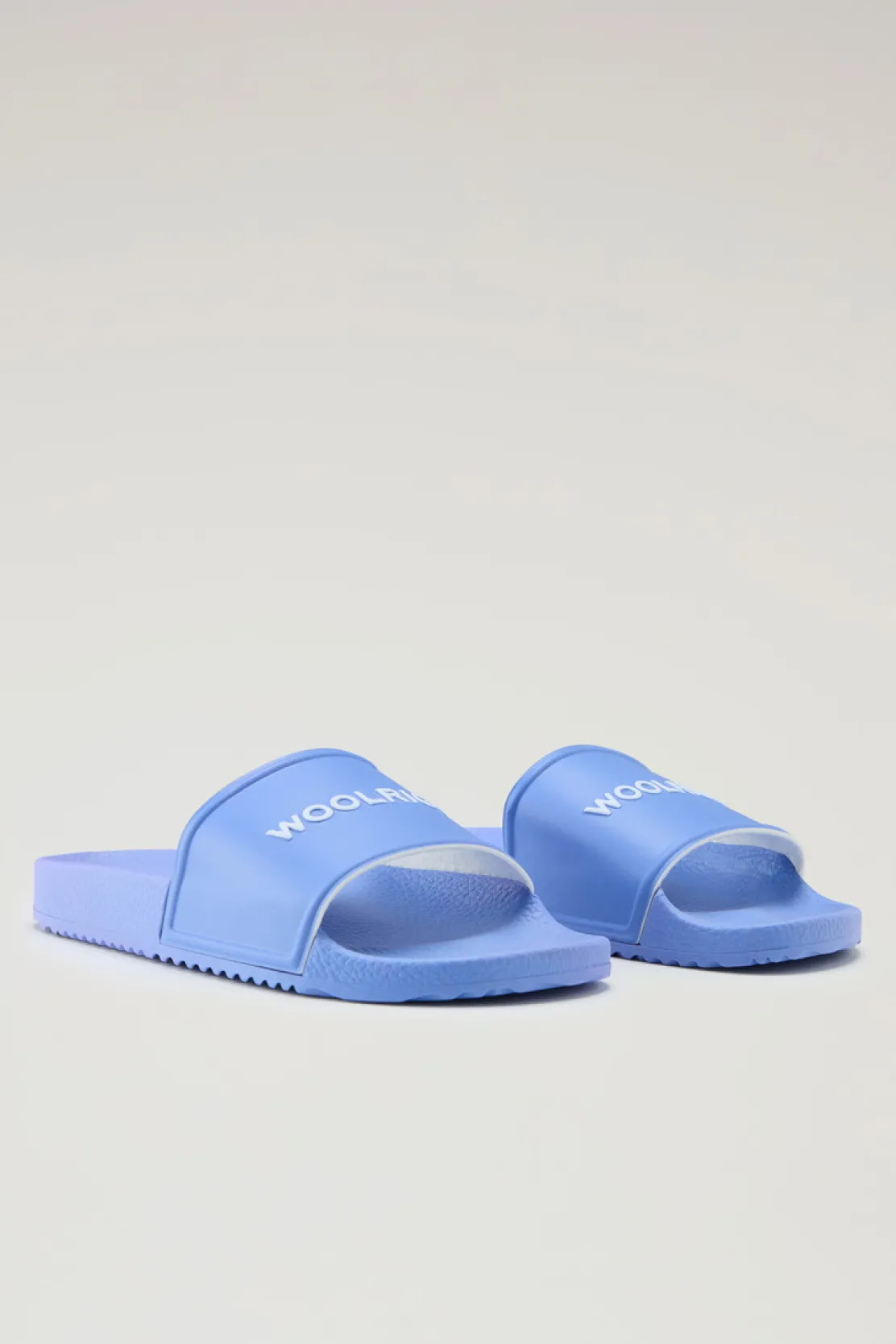 Scarpe da barca e sandali>Woolrich Sandali Slide In Gomma Sky Blue