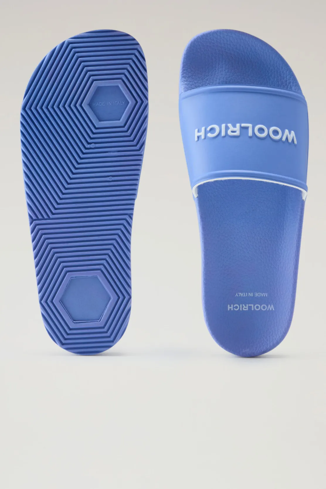 Scarpe da barca e sandali>Woolrich Sandali Slide In Gomma Sky Blue