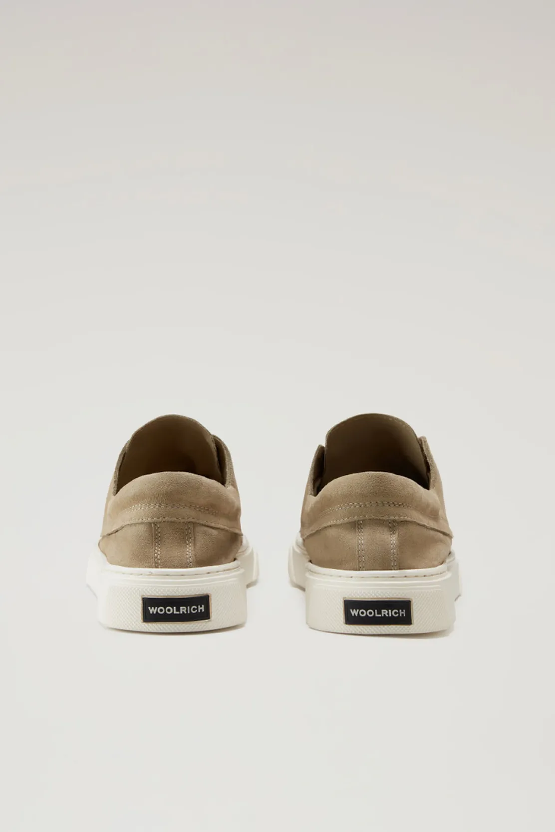 Scarpe da barca e sandali>Woolrich Scarpe Da Barca In Pelle Scamosciata Beige