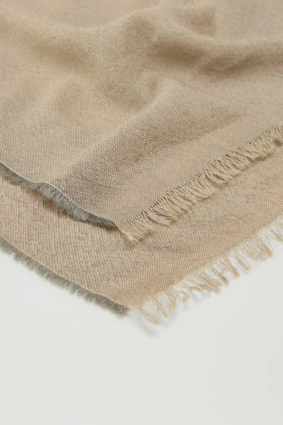 Sciarpe>Woolrich Sciarpa In Misto Lana E Cotone Con Motivo Micro Check Light Oak Check