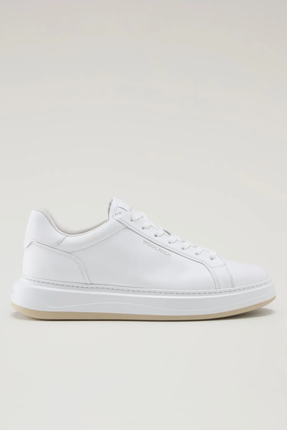 Sneakers>Woolrich Sneakers Arrow In Pelle White