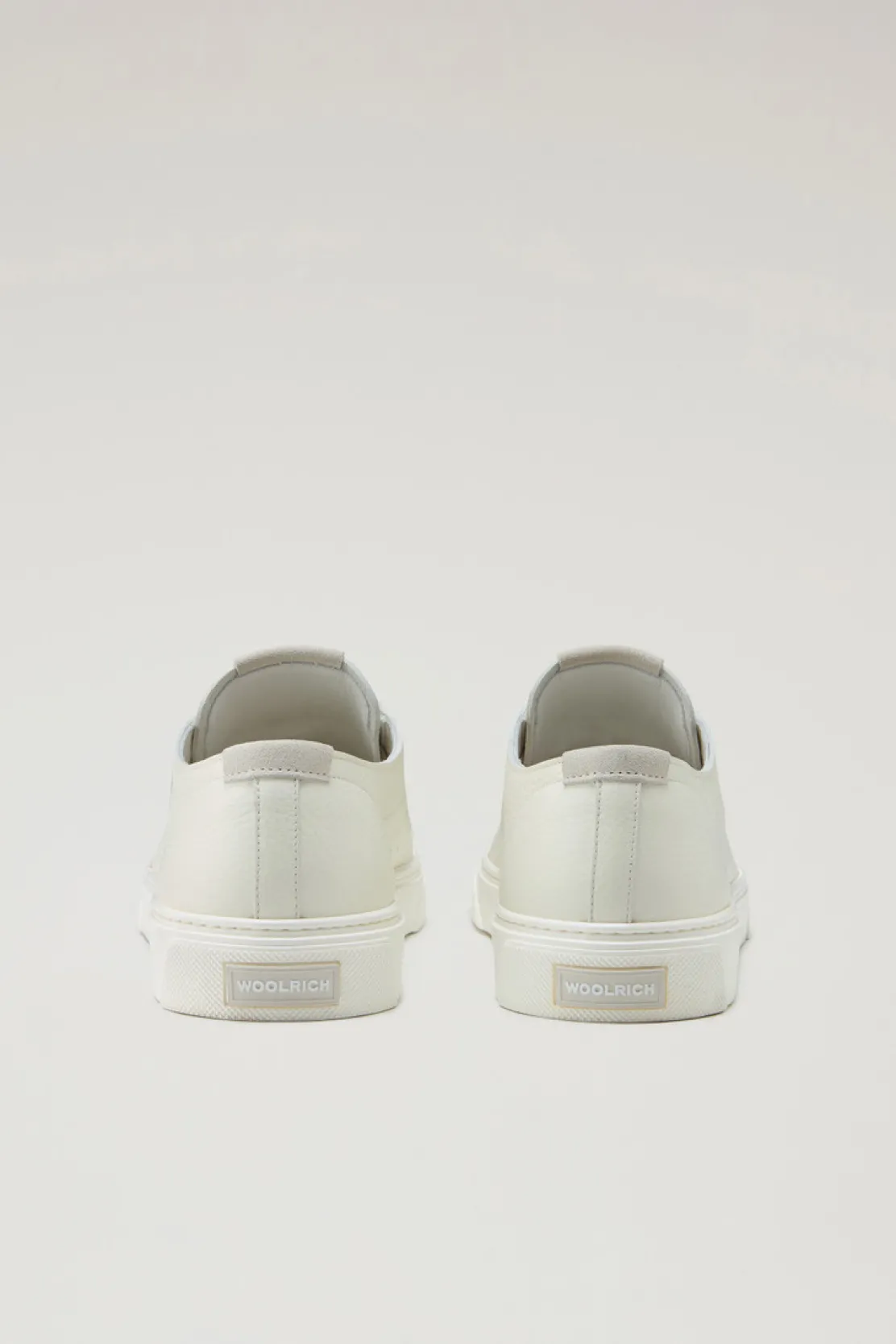 Sneakers>Woolrich Sneakers Cloud Court In Pelle Bottalata Cream