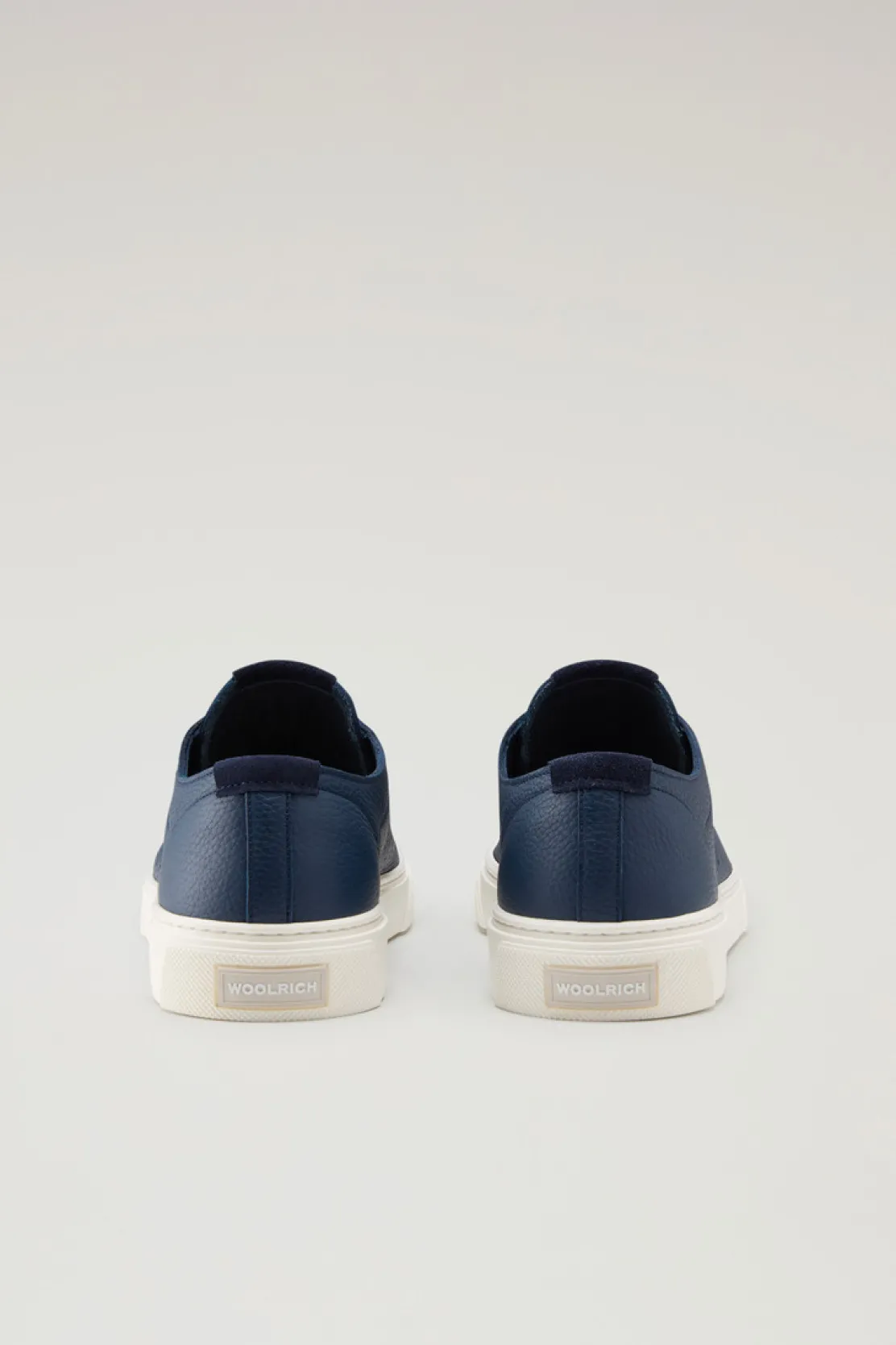 Sneakers>Woolrich Sneakers Cloud Court In Pelle Bottalata Blue